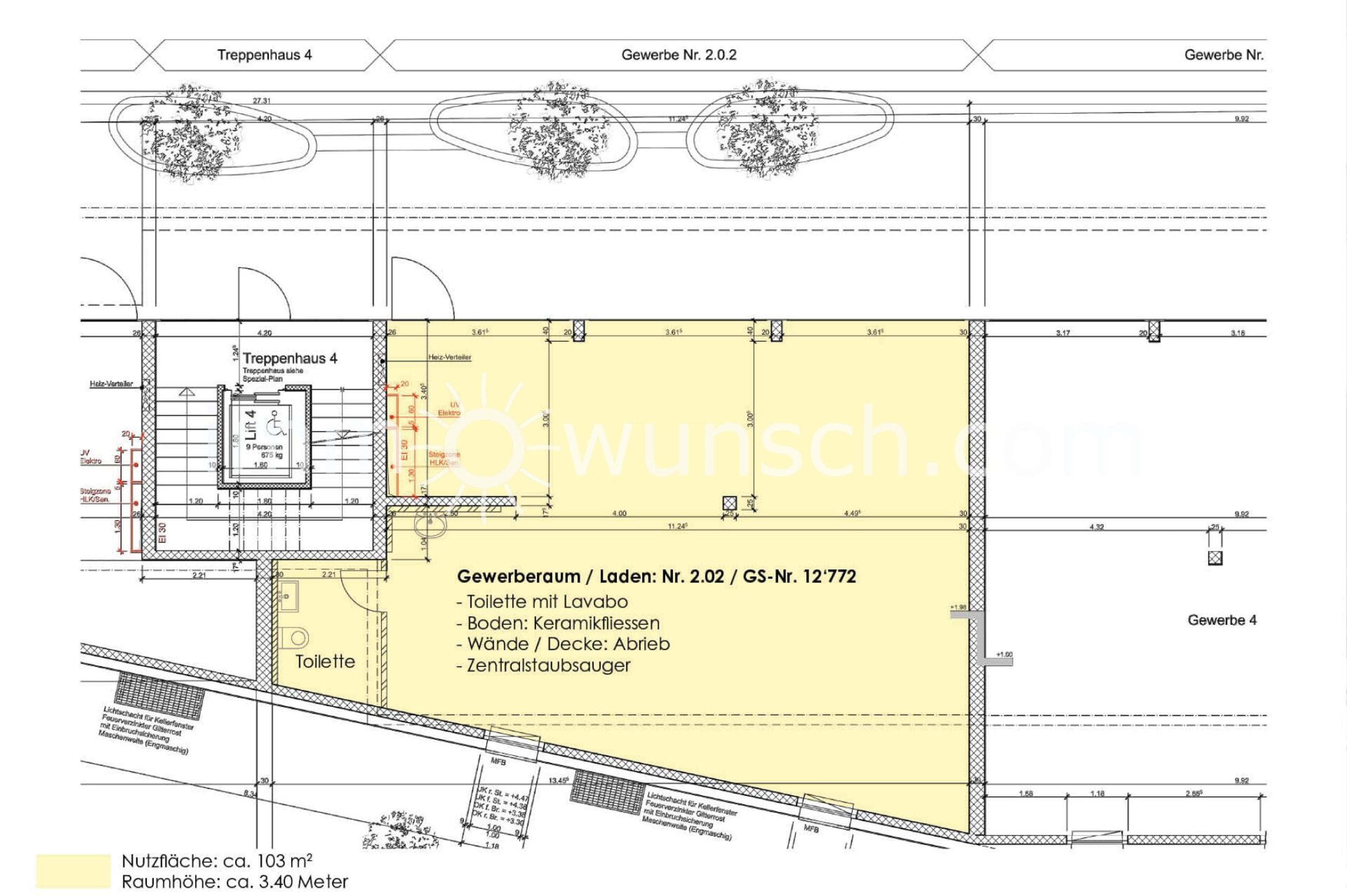 Laden-/Gewerbefläche 103 m² an Sichtlage in Emmenbrücke kaufen - Bild 2