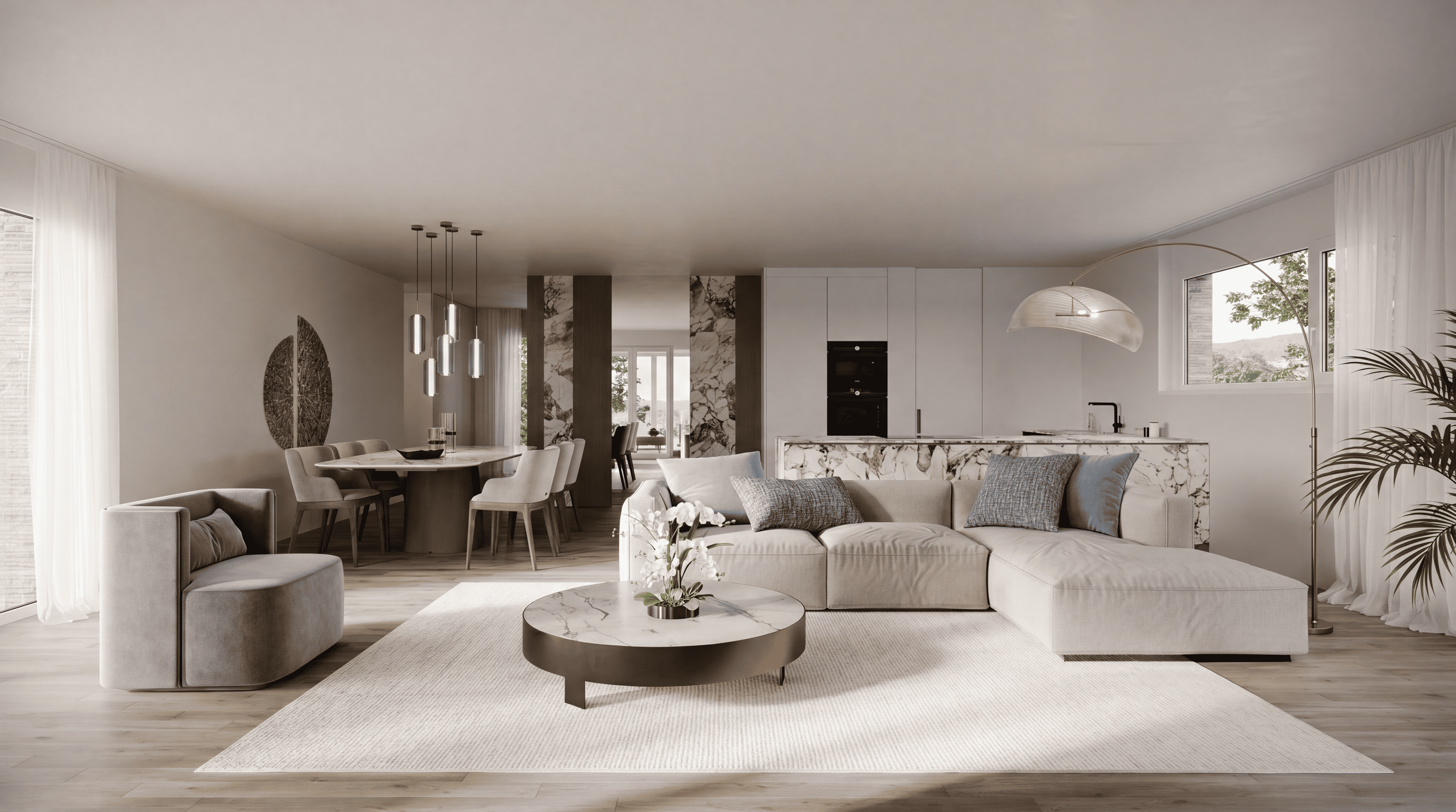 4.5-Zi.-Maisonette mit Wintergarten, Biel-Benken - kaufen