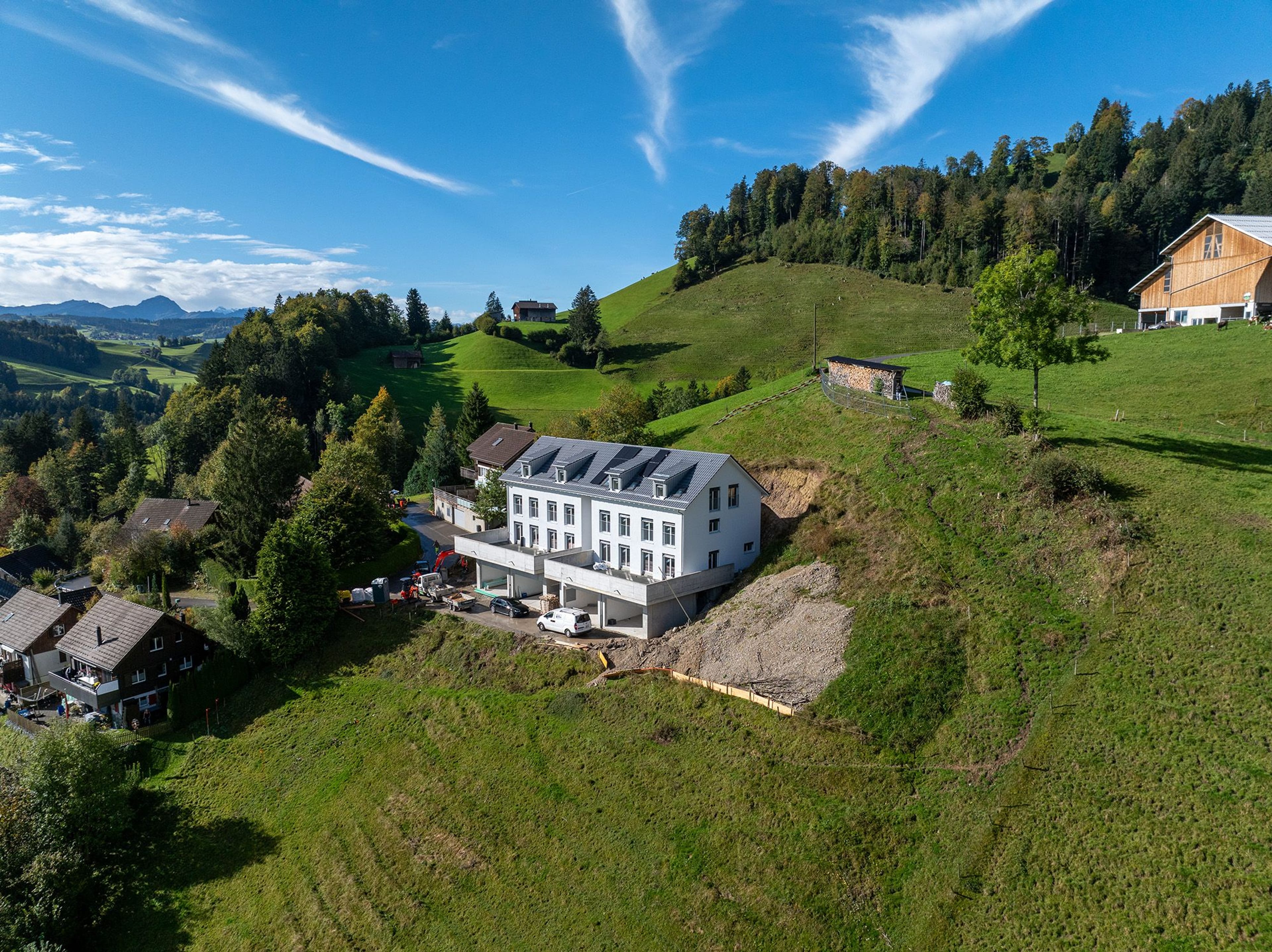 6.5-Zi. Reihenendhaus mit Säntisblick in Dicken - 1