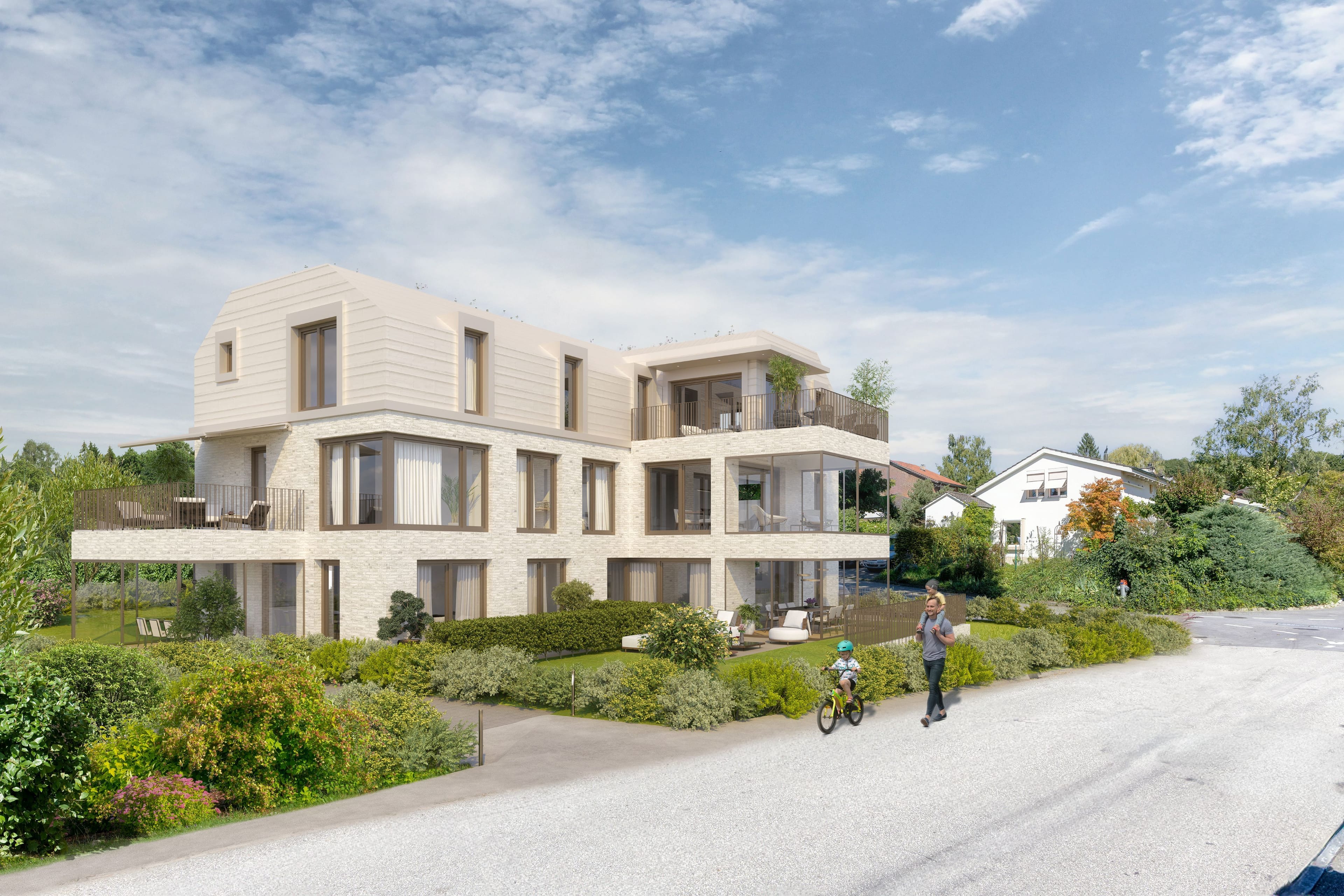 3.5-Zimmer-Penthouse mit Dachterrasse in Biel-Benken kaufen - 3