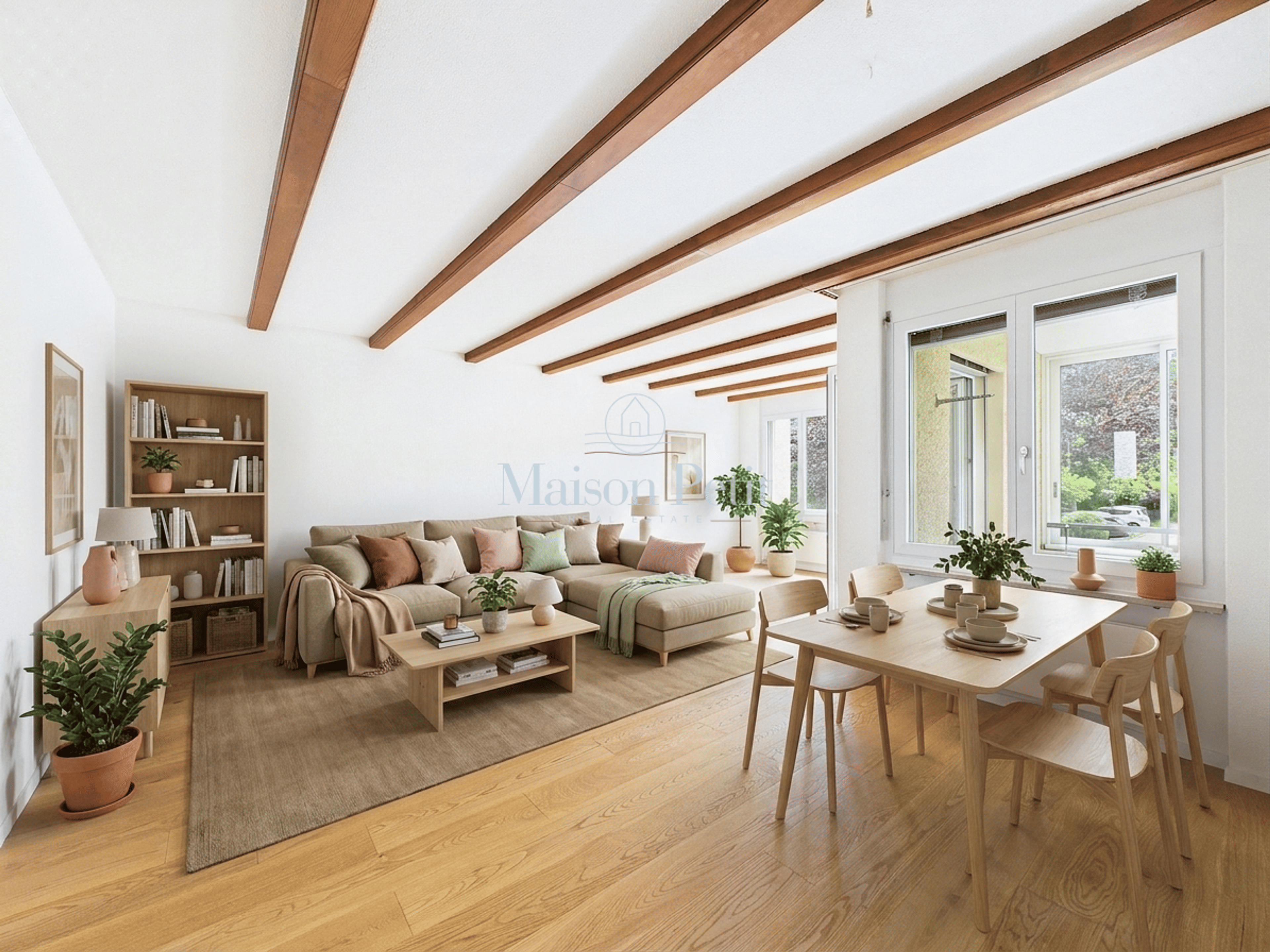 3,5 Zimmer Wohnung - klein im Auftritt, gross im Charakter - Bild 1