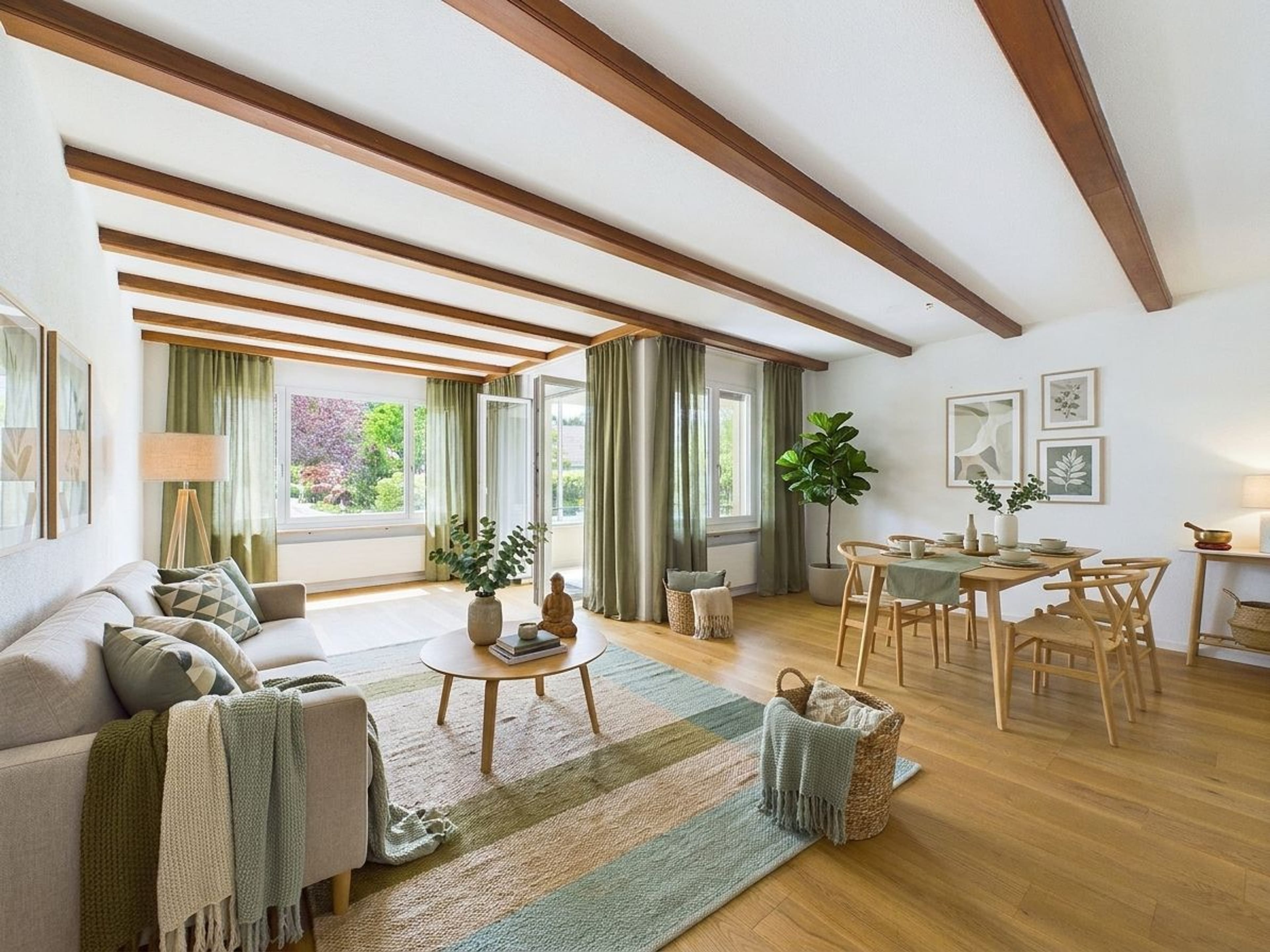 3,5 Zimmer Wohnung mit Charakterkante in Ebmatingen