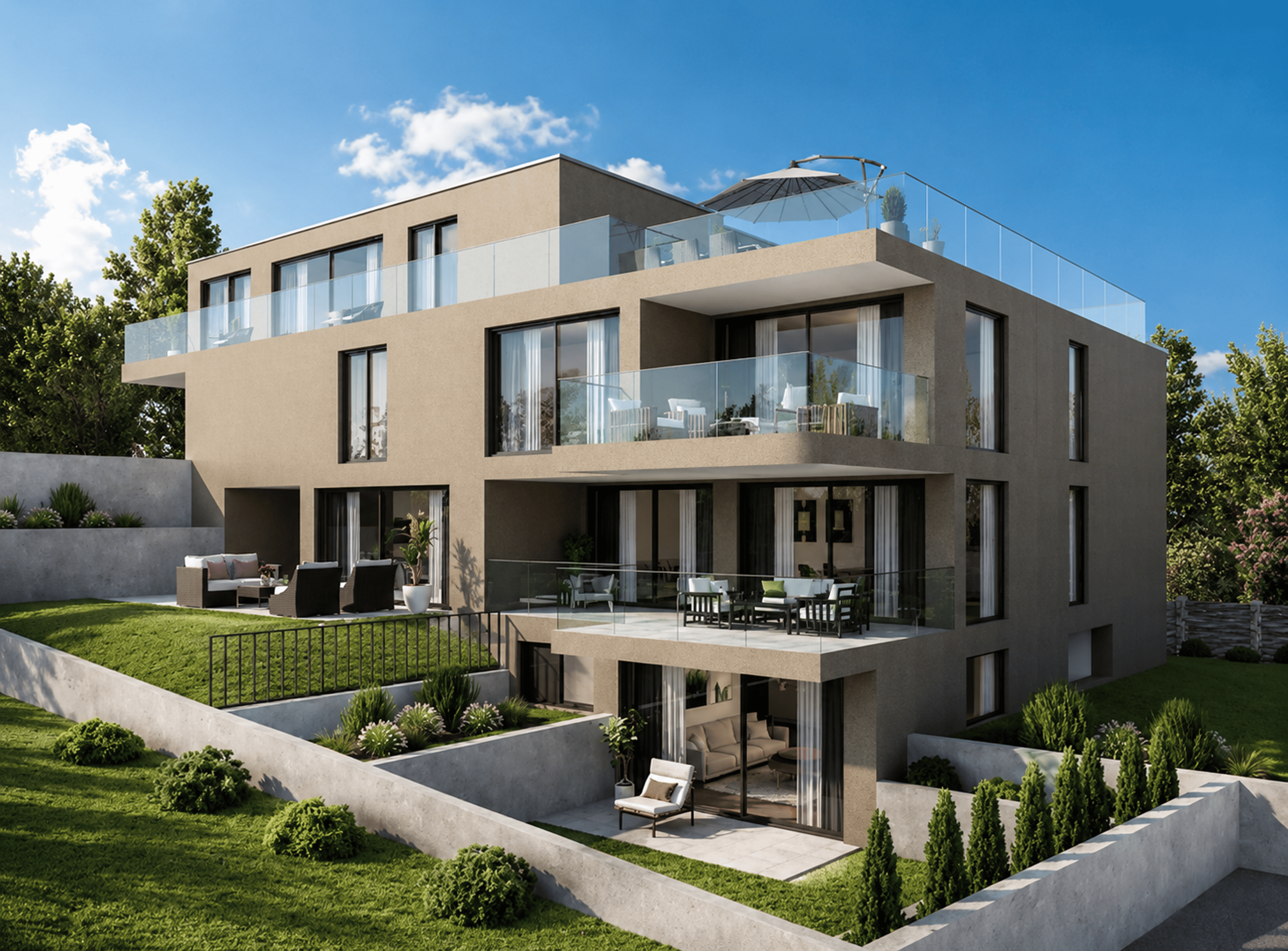 Exklusive 4.5-Zimmer-Attikawohnung mit grosszügiger Panoramaterrasse - 1