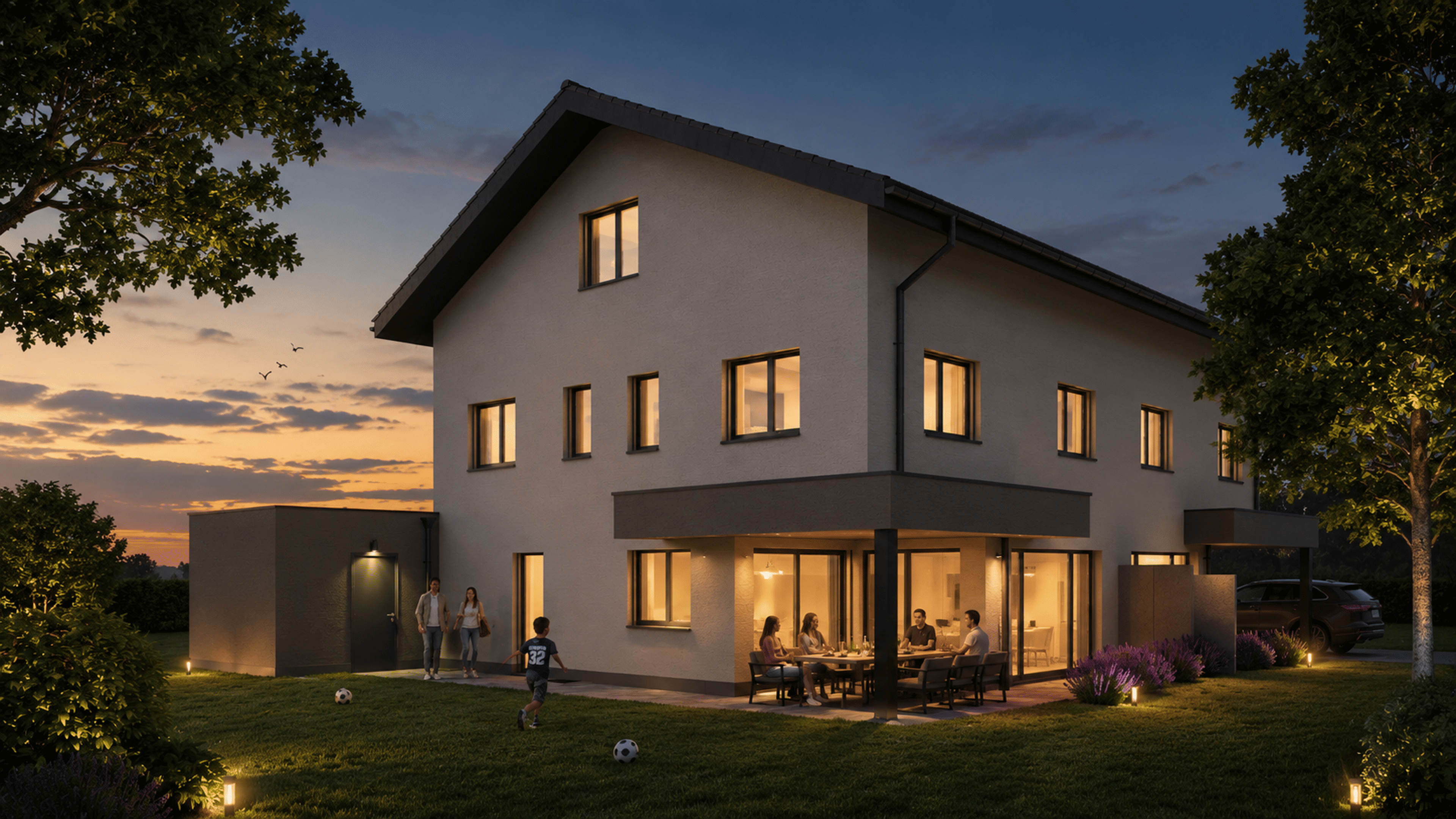 5.5-Zi.-Haushälfte «Sol» in Beinwil am See, Energieklasse A - Bild 1