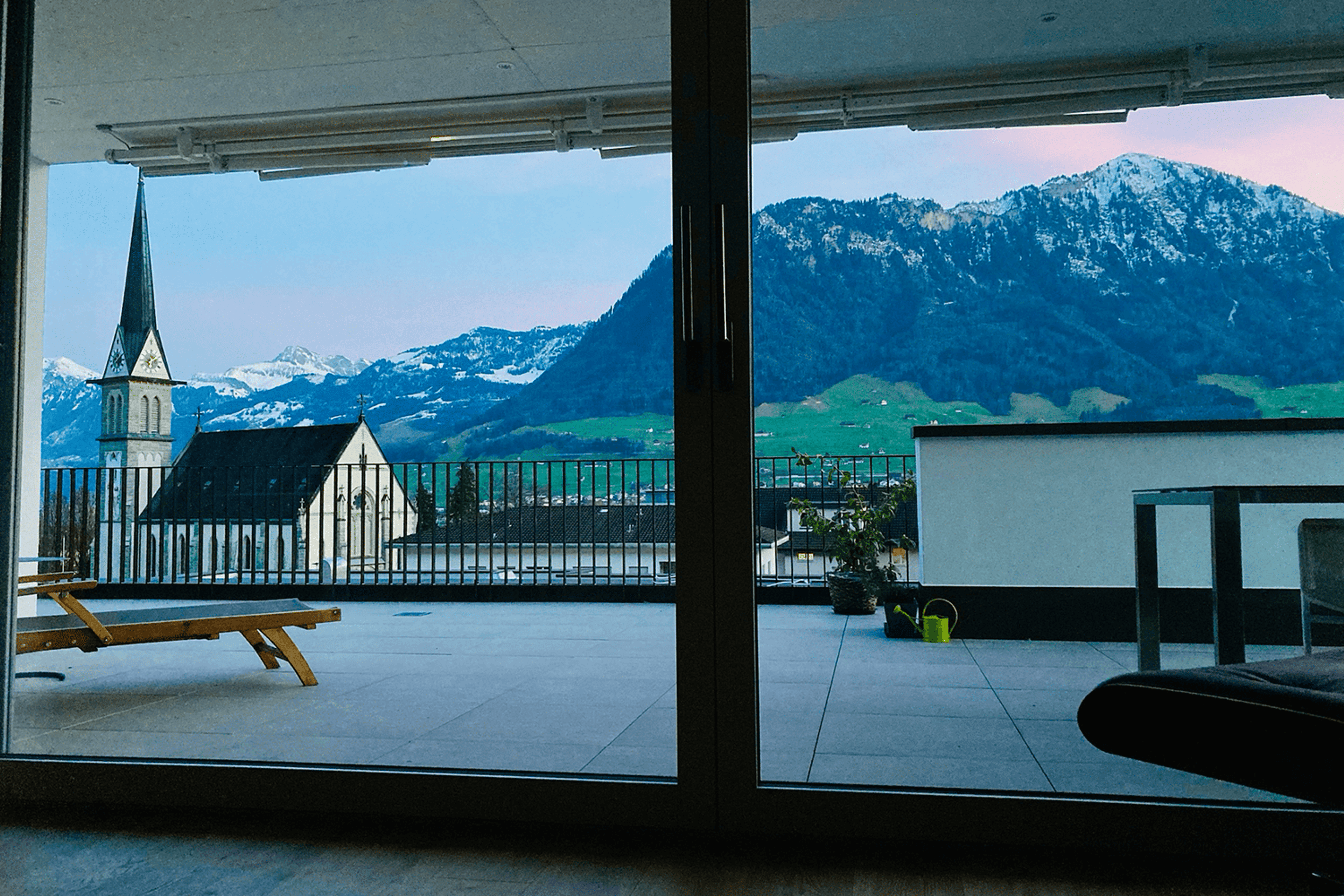 5.5-Zi. Attika mit 112 m² Süd-Terrasse in Ennetbürgen mieten - 7
