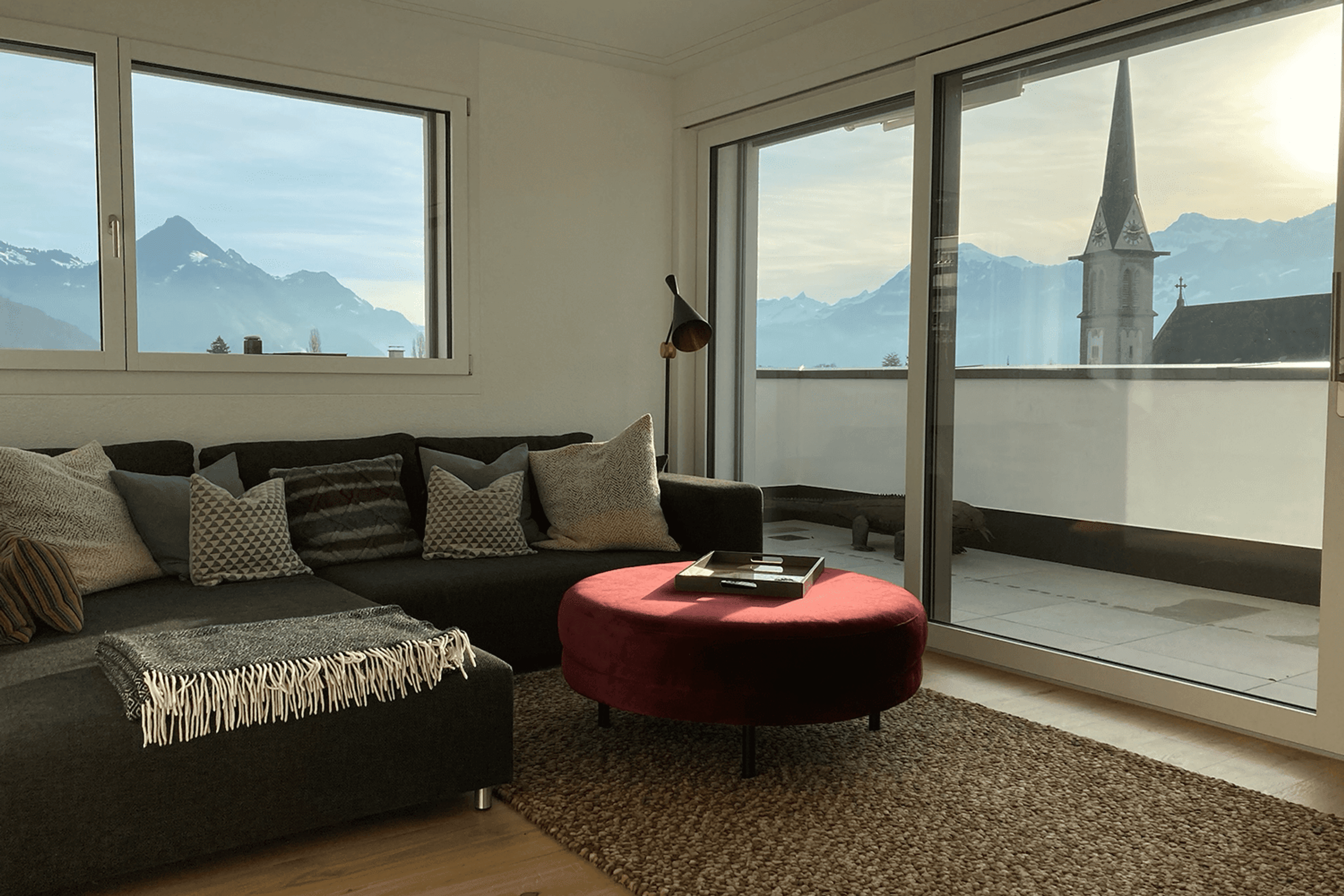 5.5-Zi. Attika mit 112 m² Süd-Terrasse in Ennetbürgen mieten - 15