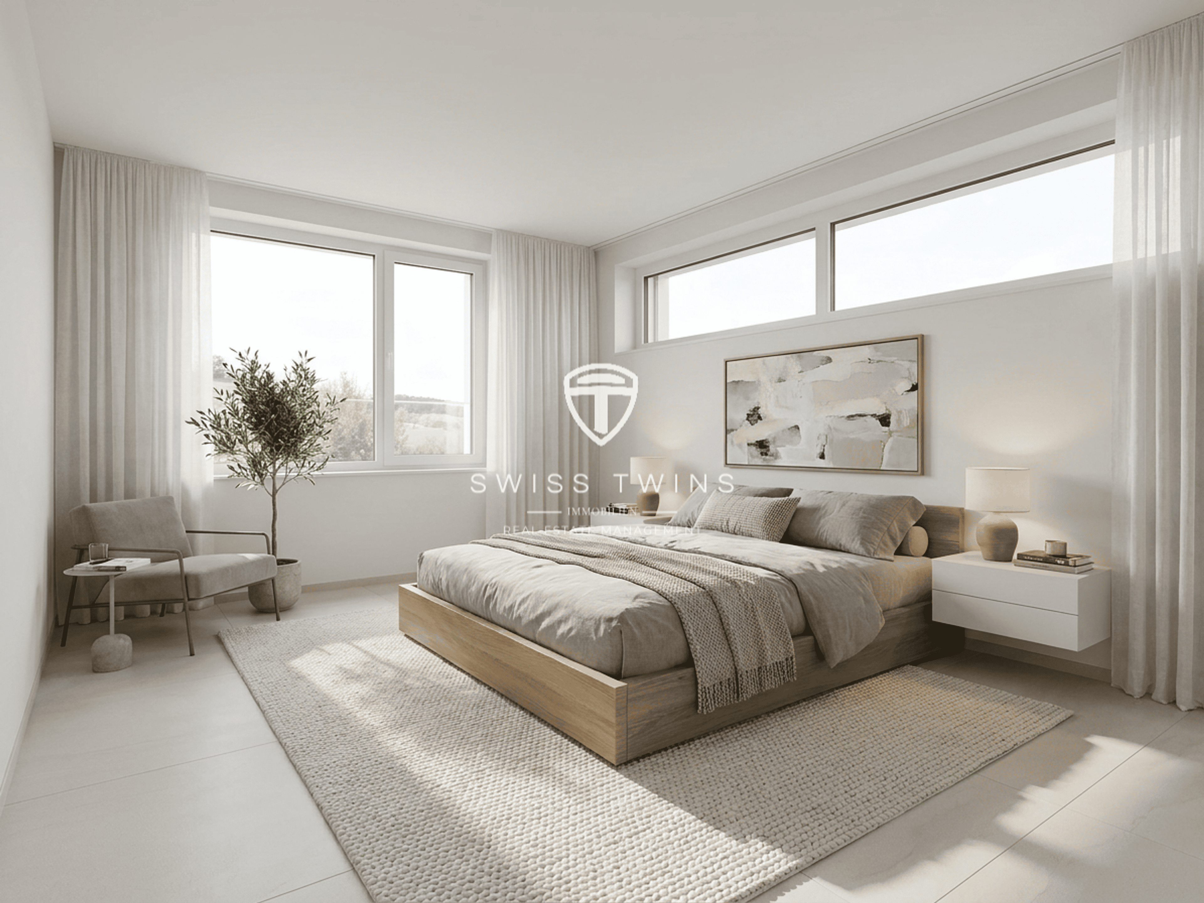 4.5-Zimmer-Penthouse mit Seesicht in Altendorf - 4