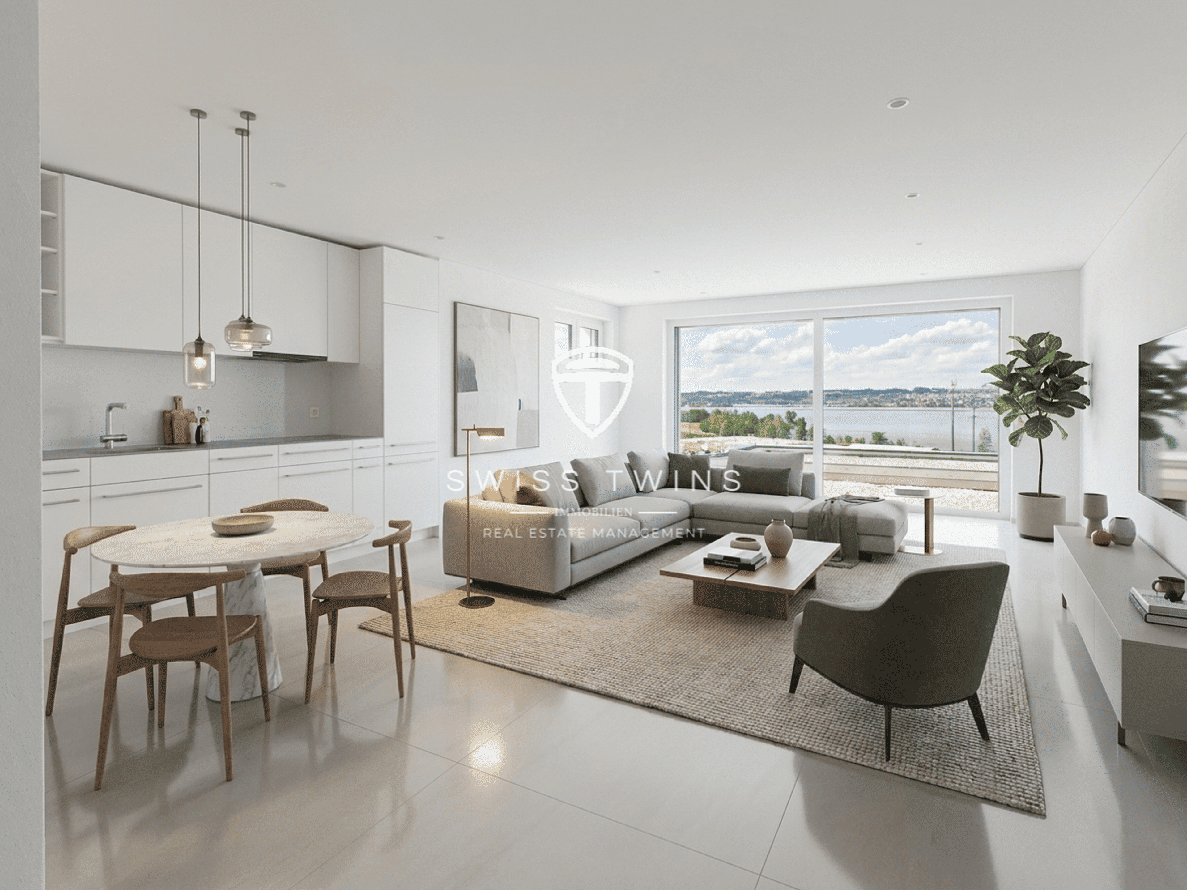 2.5-Zimmer-Neubauwohnung mit Seesicht in Altendorf mieten - 1