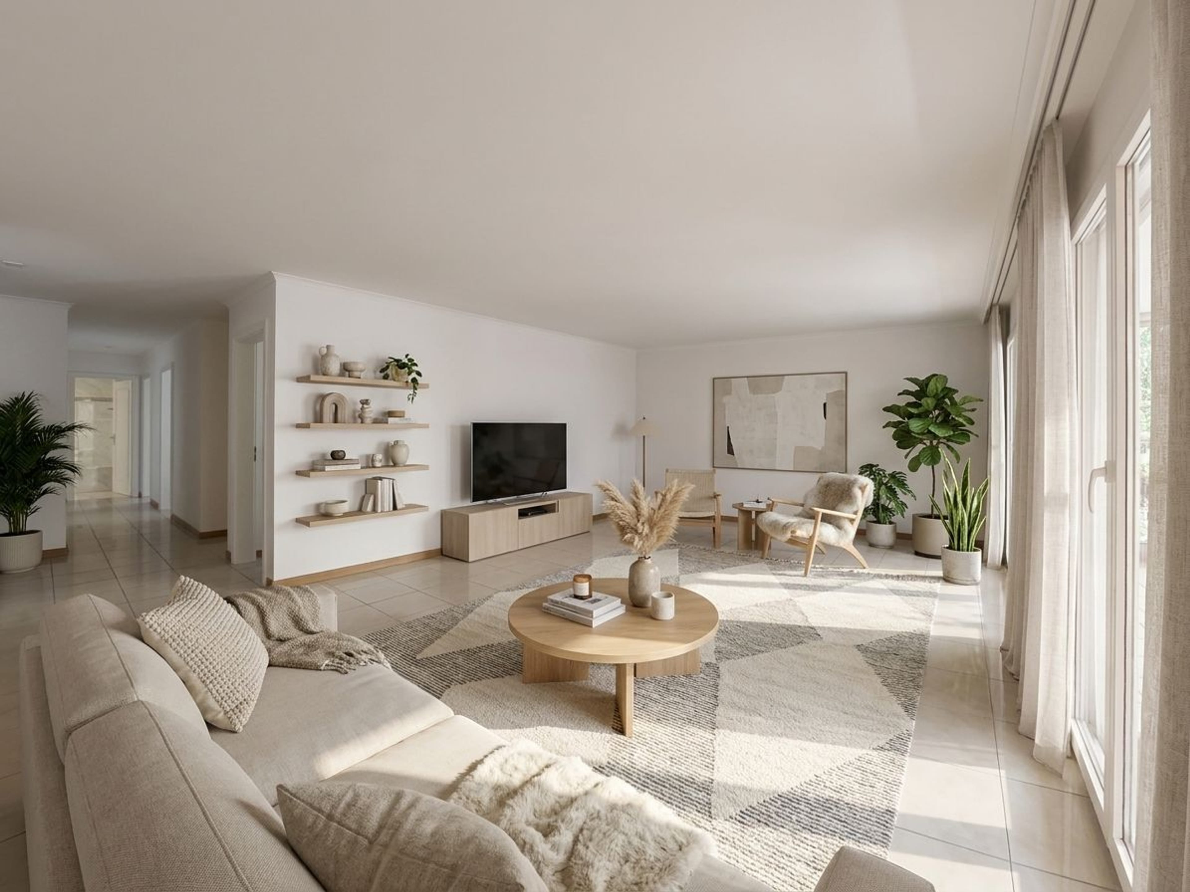 Helle 4.5-Zimmer-Wohnung mit 3 Balkonen, seenah in Locarno