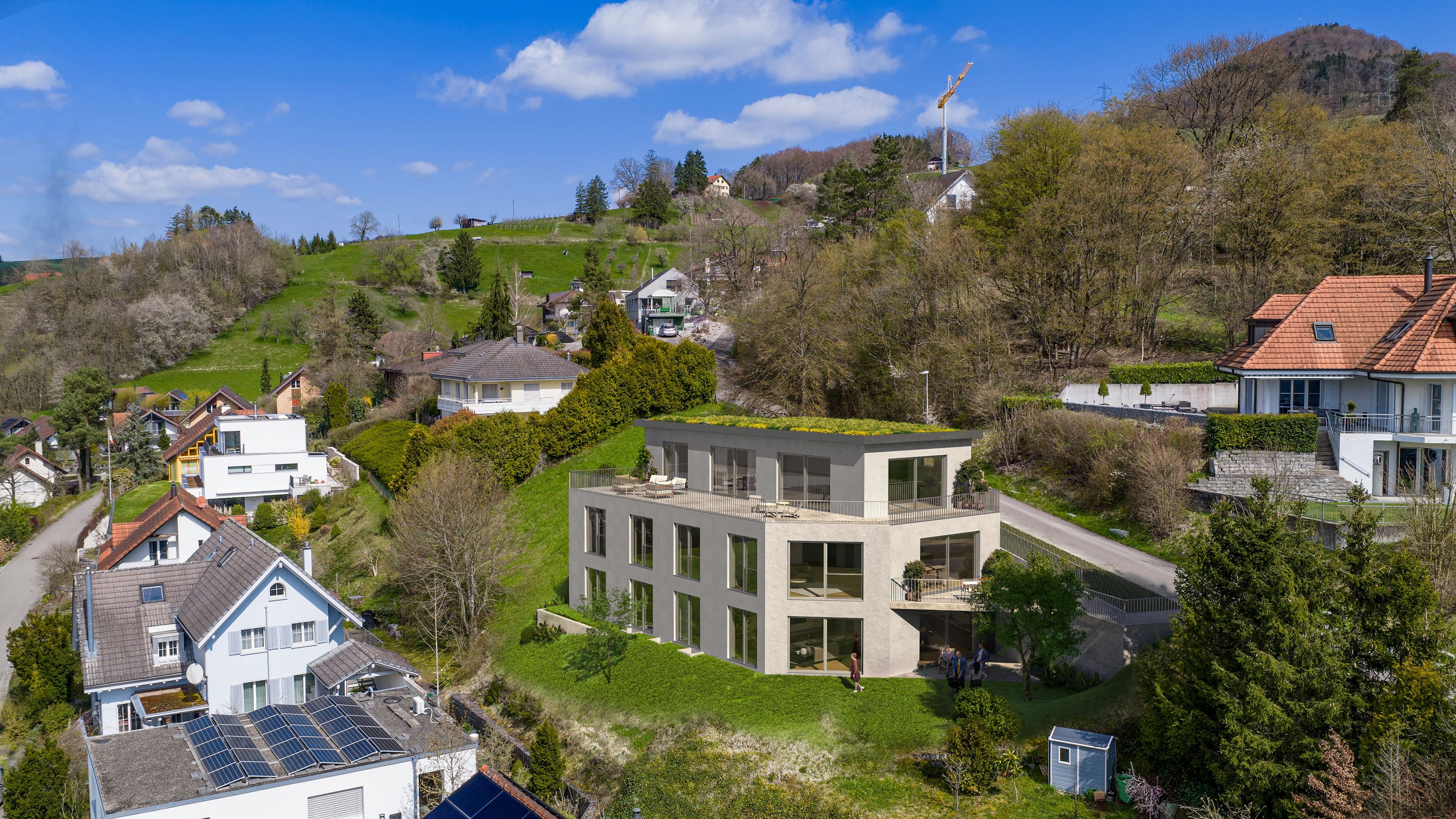 3.5-Zimmer-Attika-Maisonette-Wohnung mit Weitsicht in Frick kaufen - Bild 1