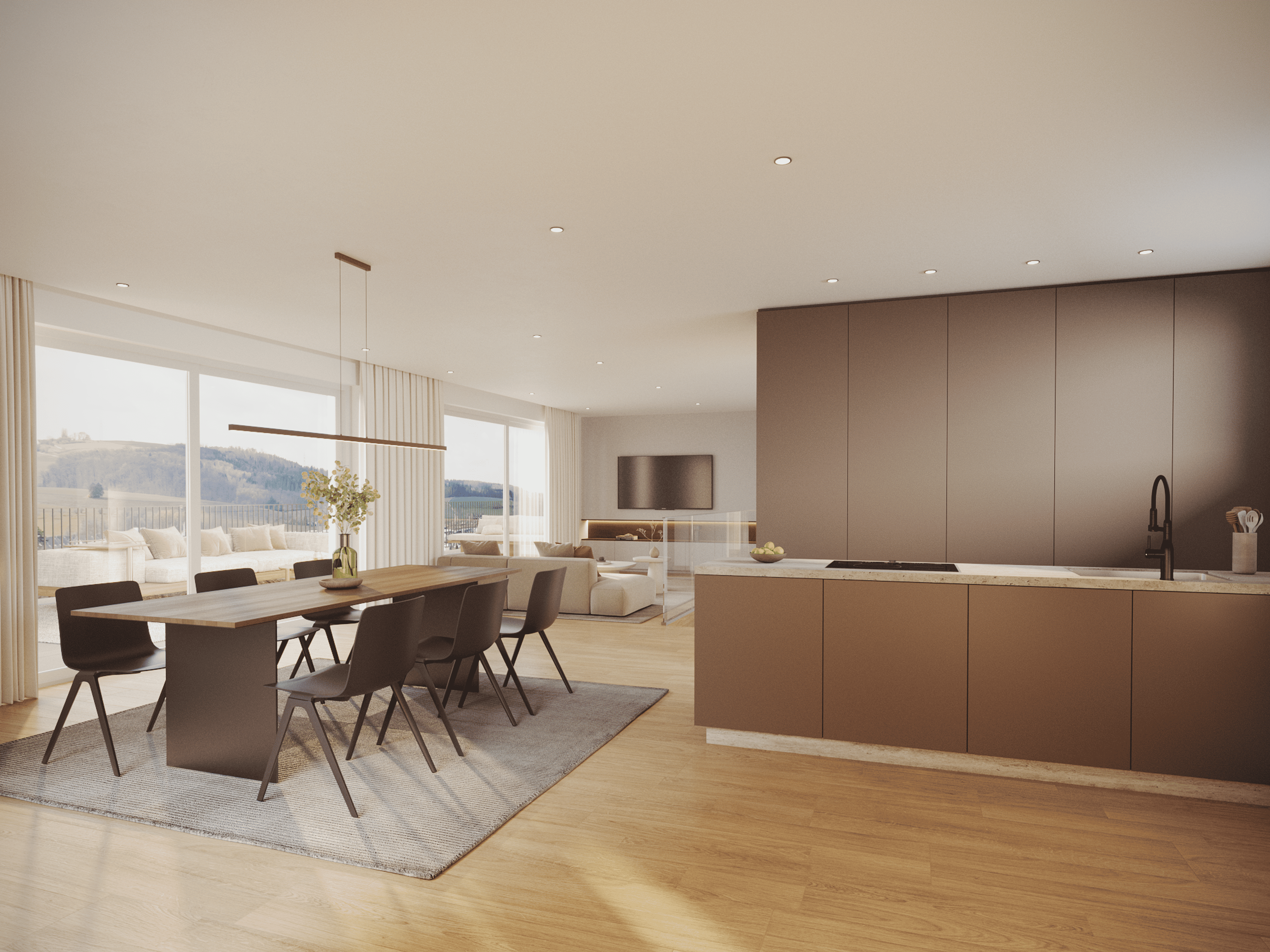3.5-Zimmer-Attika-Maisonette-Wohnung mit Weitsicht in Frick kaufen - Bild 4
