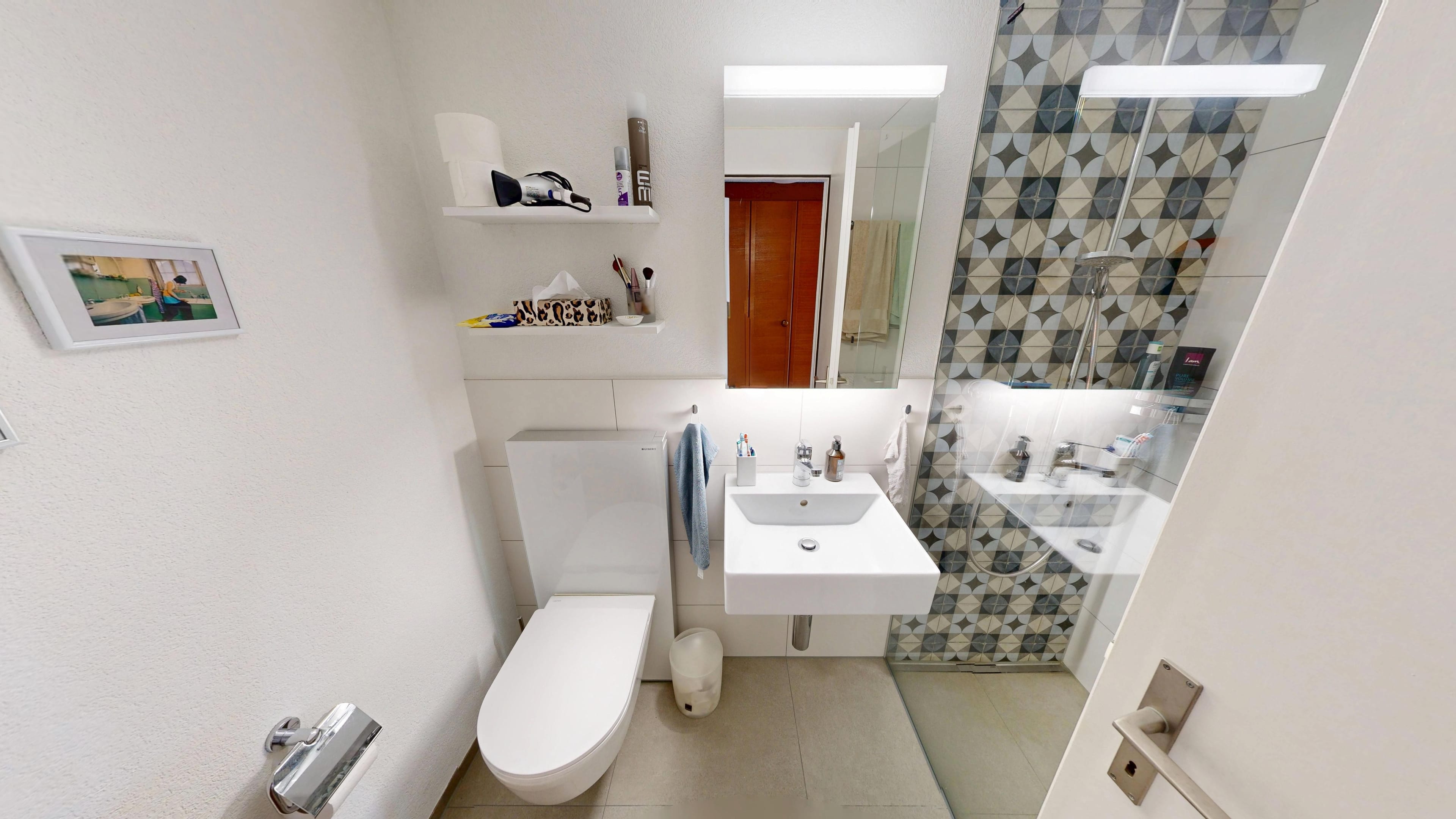 2.5-Zimmer-Wohnung mit Seesicht in Gunten - 9