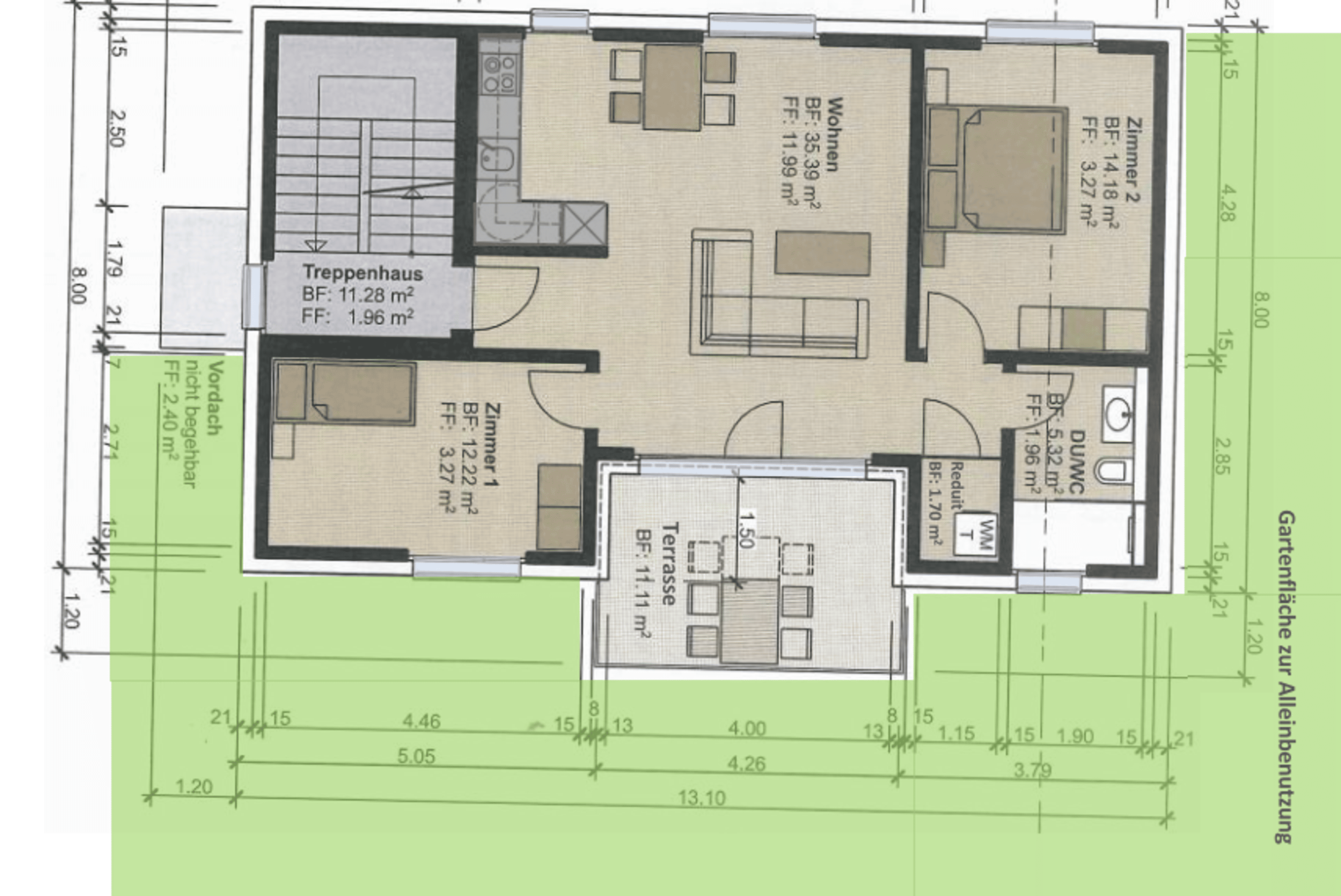 3.5-Zimmer-Gartenwohnung in Wolfwil - Erstbezug mieten - 3
