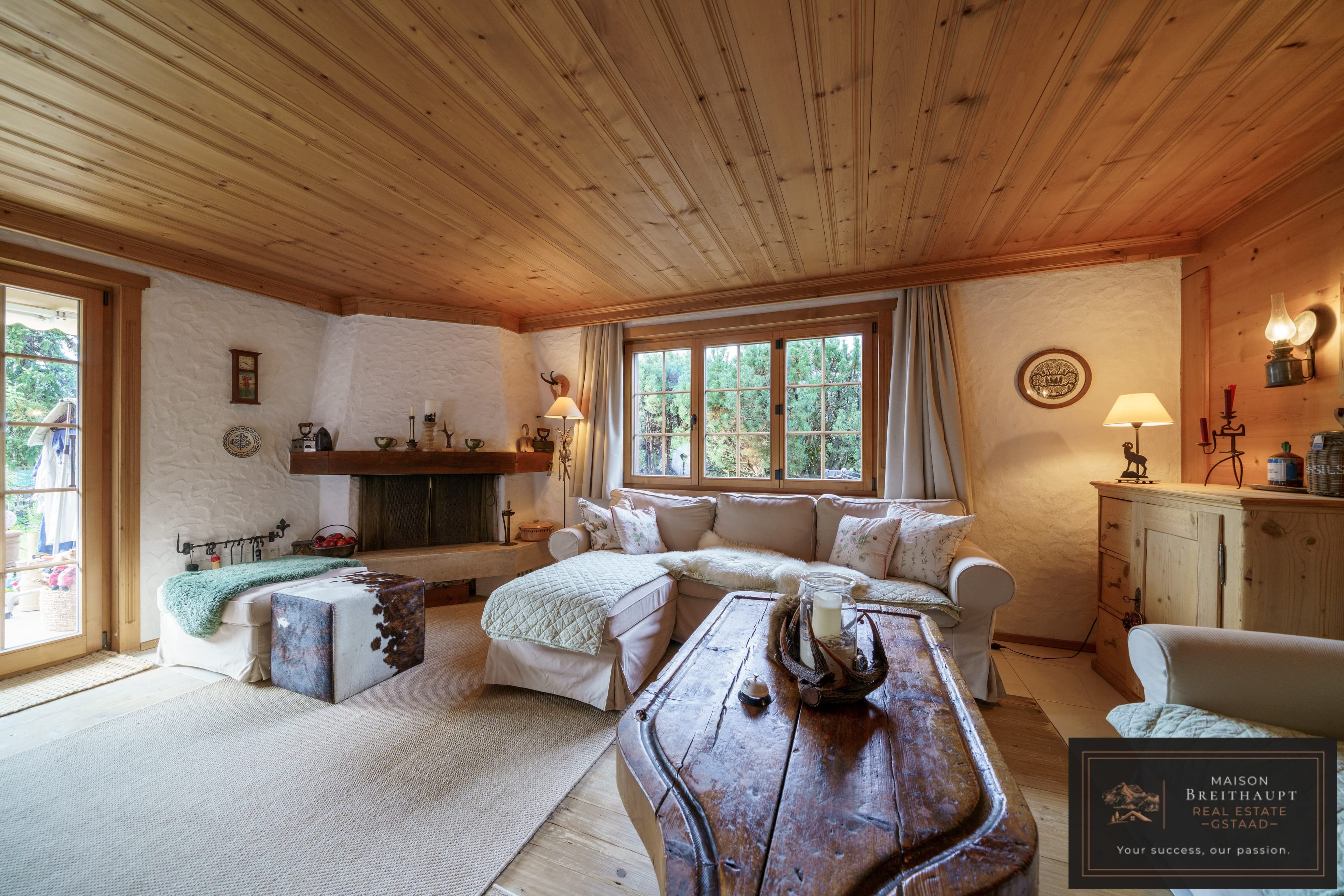 Heimelige 3½ Zi.-Gartenwohnung mit Terrasse in Schönried