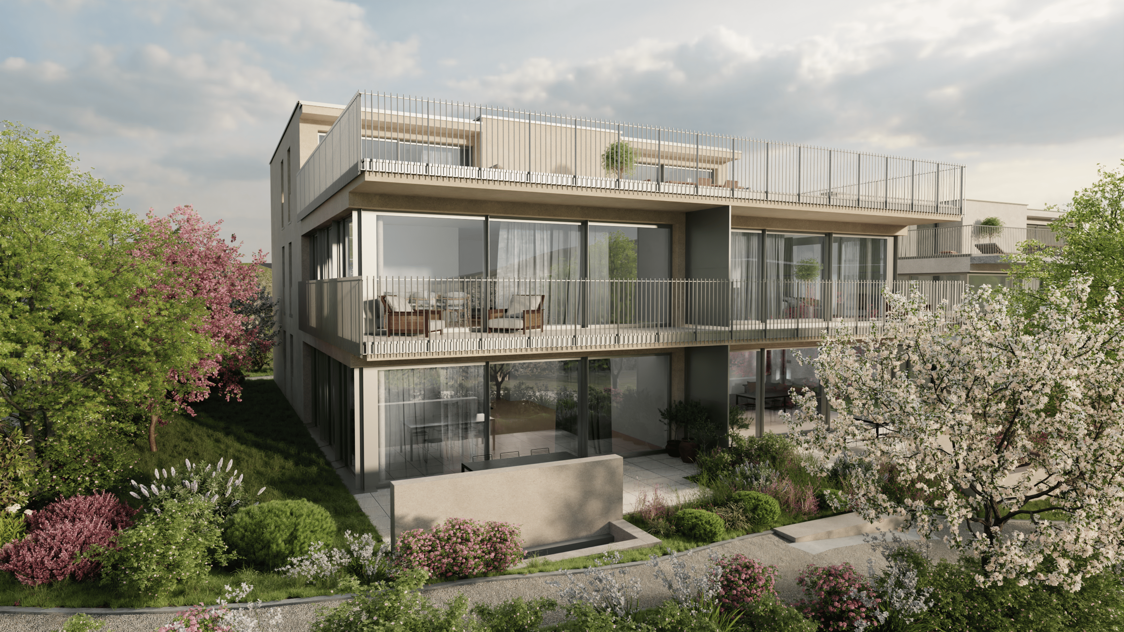Moderne Eleganz trifft auf hochmodernen Komfort – Neubauwohnung mit Garten(W2) - 2