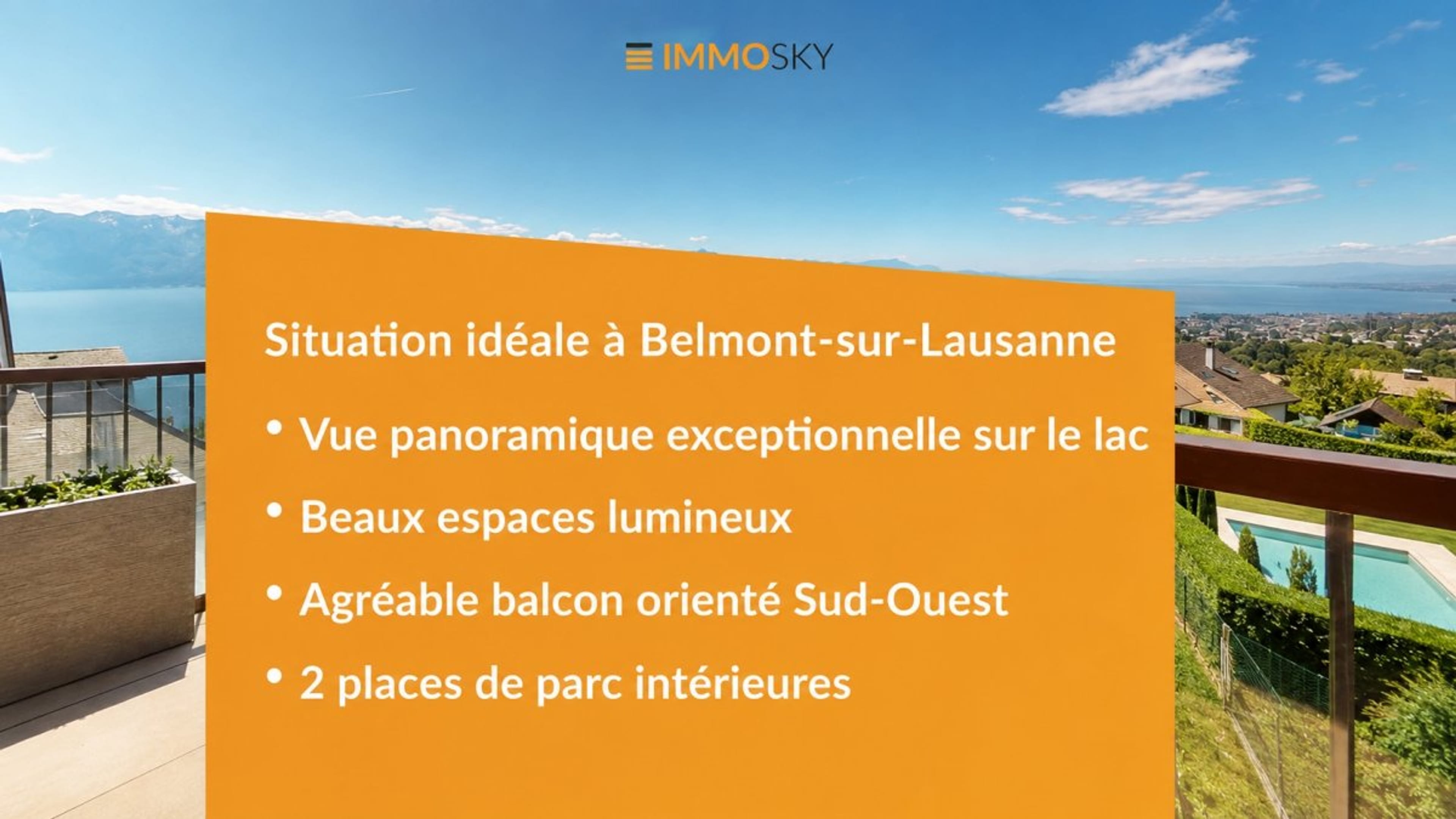 Magnifique attique 5.5 pièces avec vue imprenable sur le lac - Bild 1