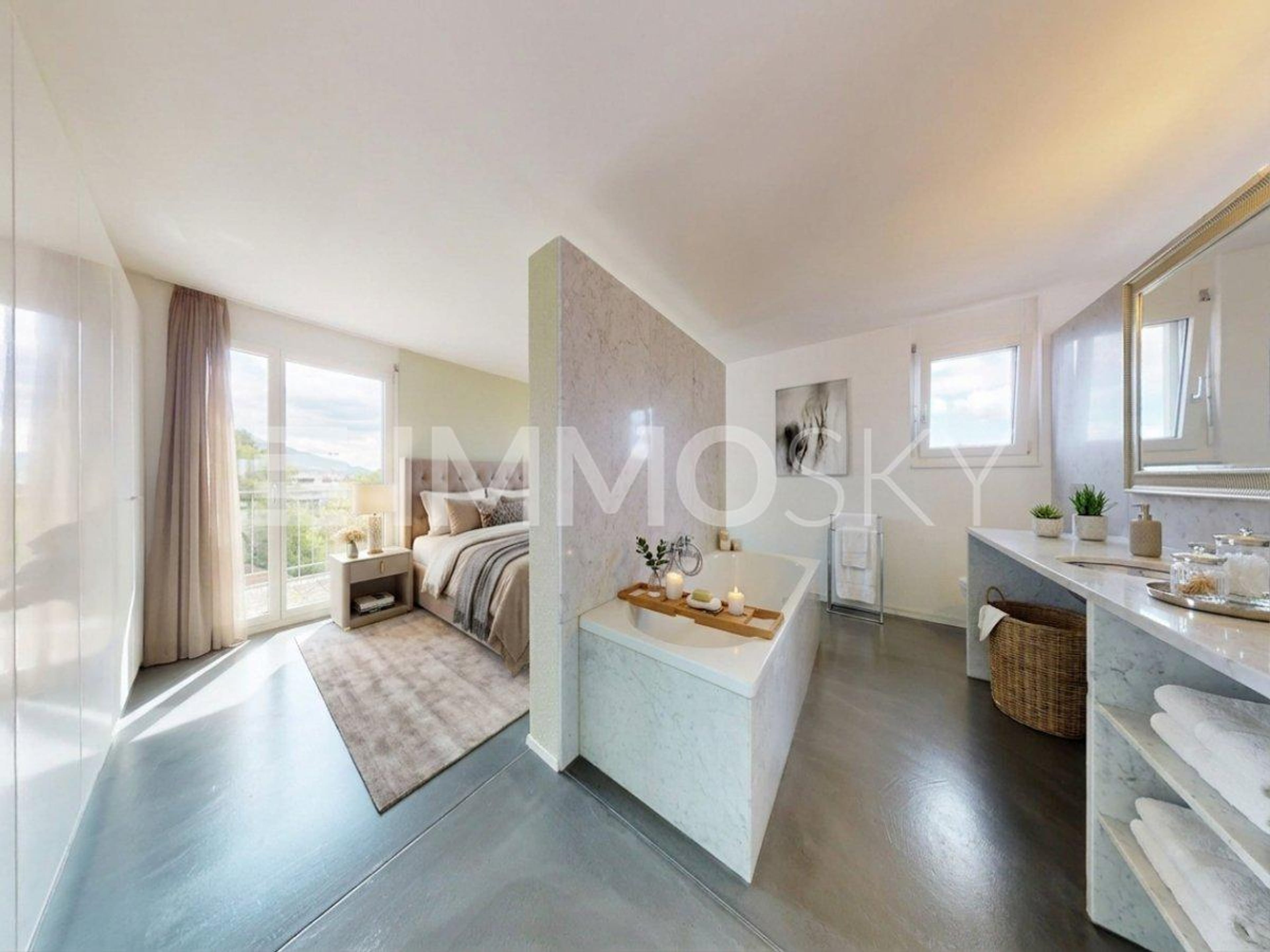 Attique dexception avec terrasse panoramique et vue à 360° sur Bienne - Bild 5