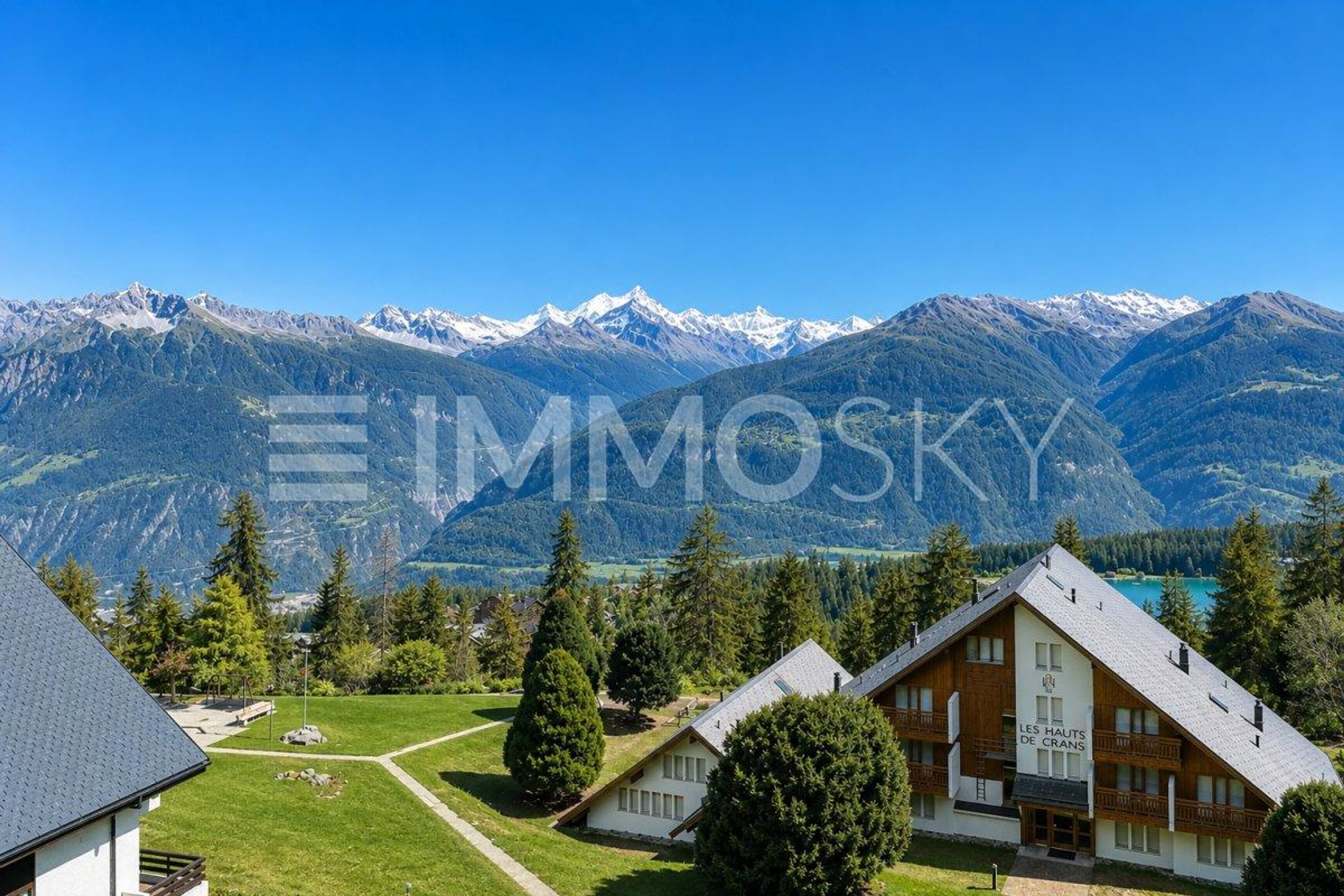 Situation exceptionnelle sur les Hauts de Crans - Déjà Réservé - Bild 1