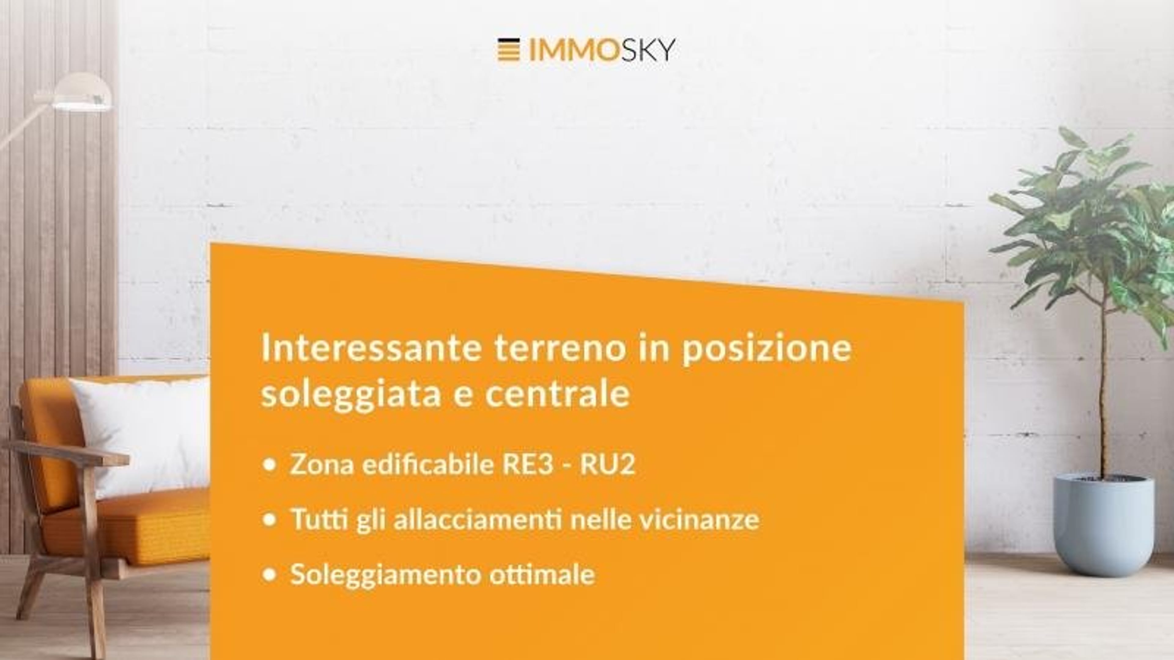 Interessante particella in zona RE3 - RU2 con ottimo soleggiamento - Bild 1