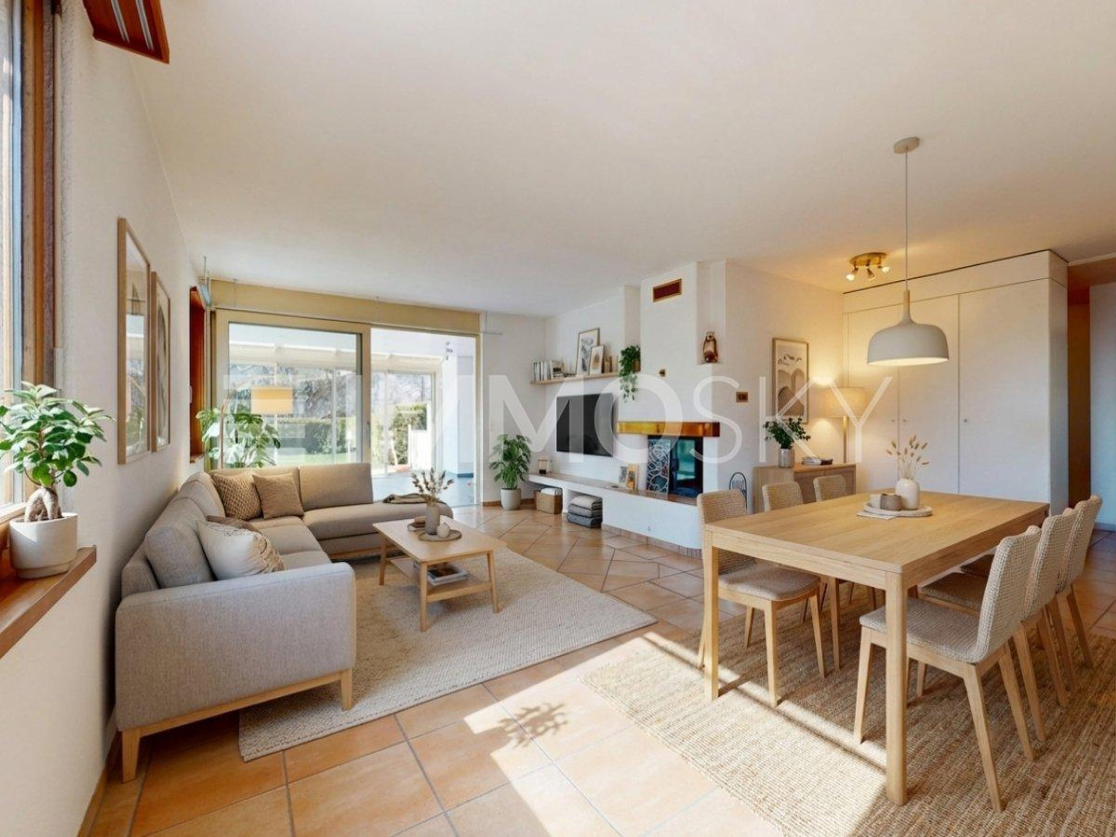 RÉSERVÉ - Superbe rez-de-jardin avec véranda et vue panoramique - Bild 3