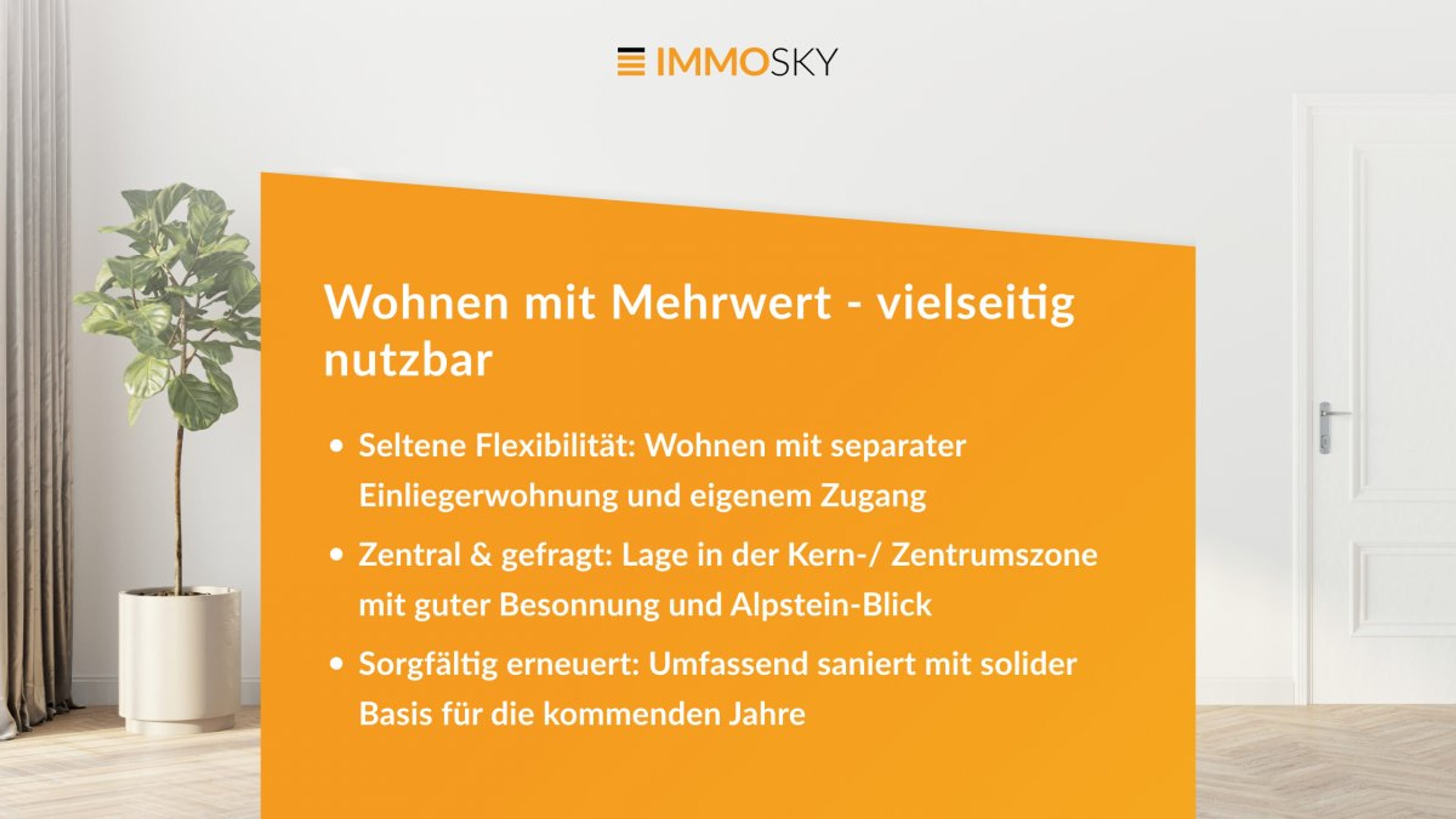 Wohnen mit Mehrwert vielseitig nutzbar - Bild 1