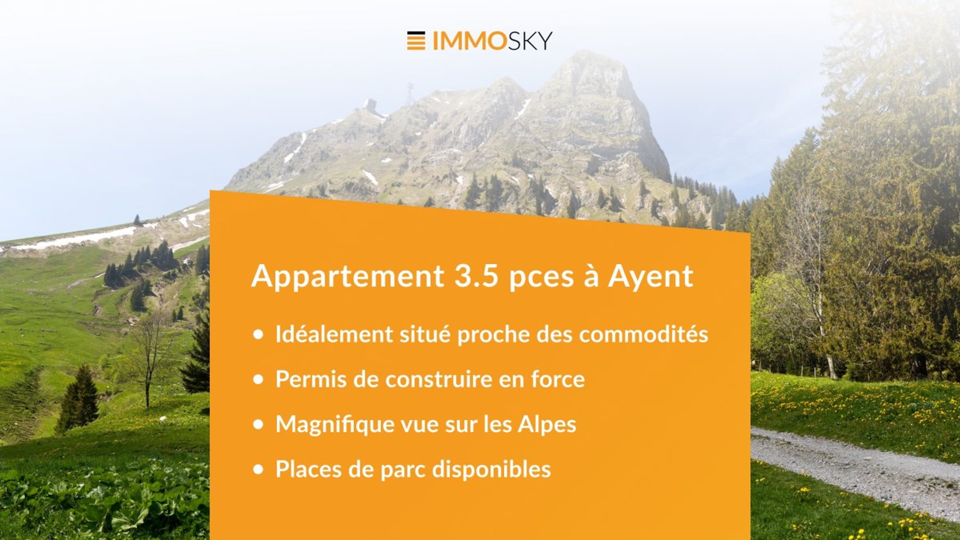 3.5 pièces neuf à vendre à Ayent - Bild 1