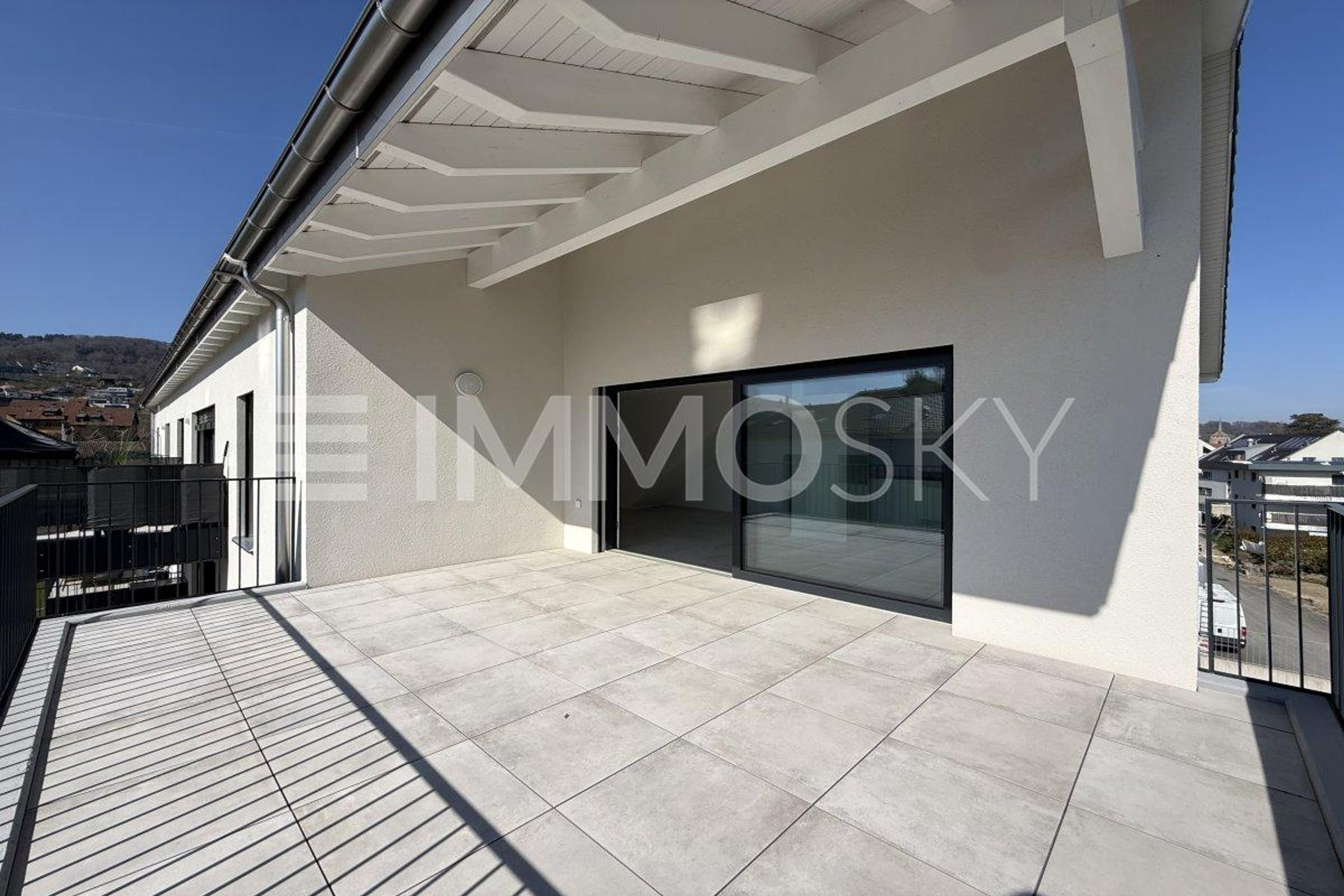 3.5 pièces neuf avec combles d'env. 69 m² et grand balcon (Lot B5-8.1) - Bild 1