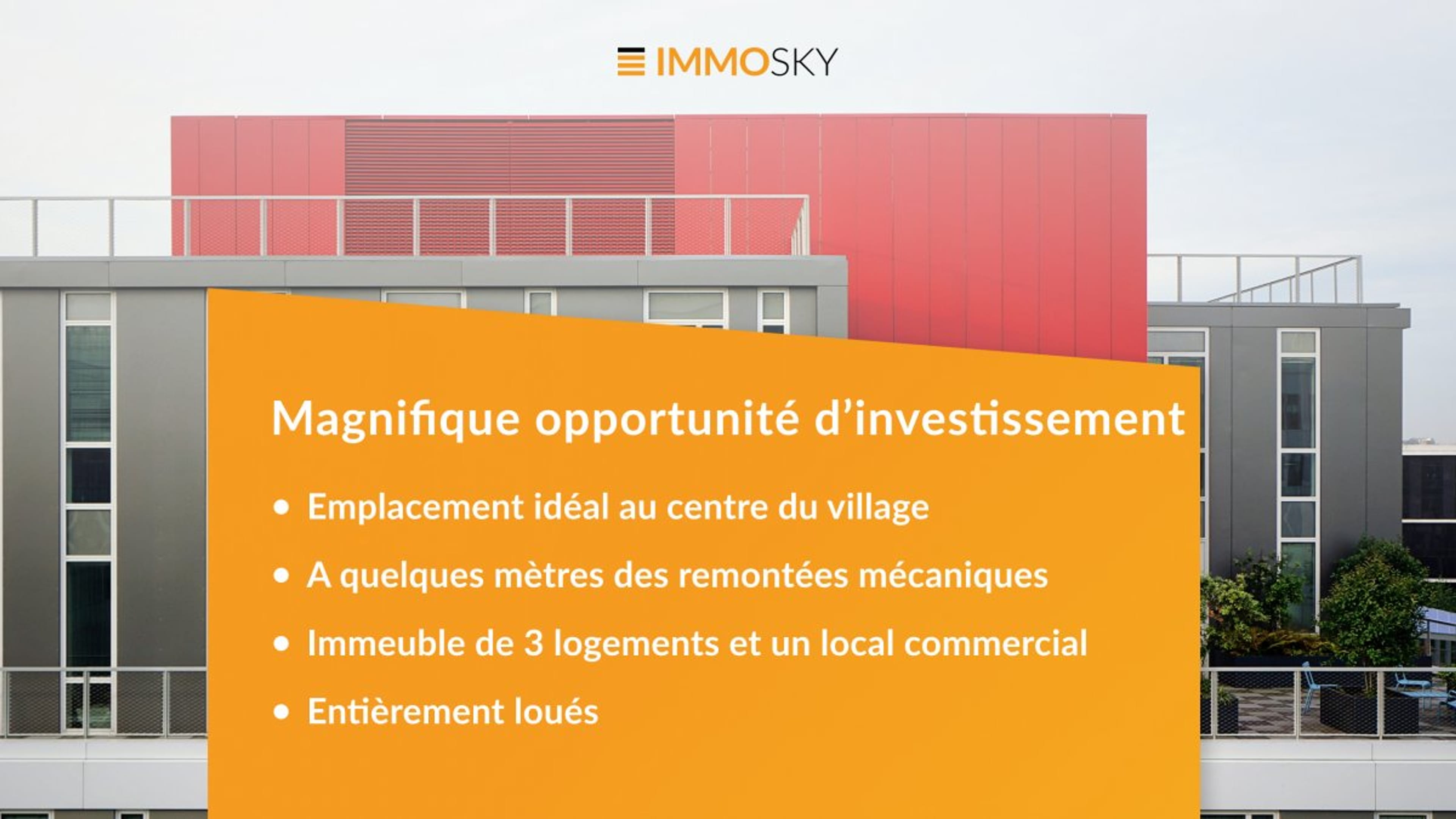 Investissez dans cet immeuble de rendement - Bild 1