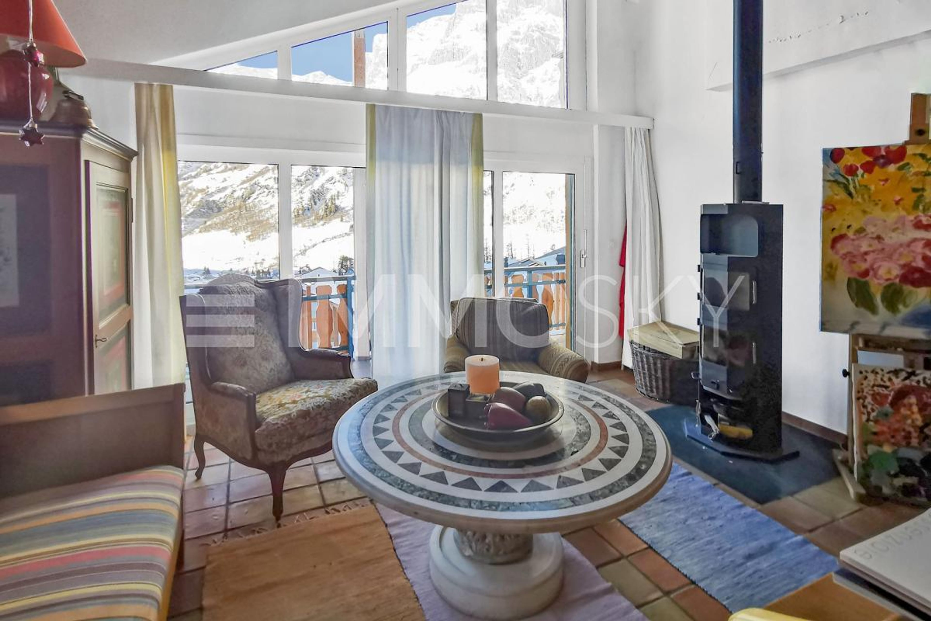 VIRTUAL TOUR Ferienwohnung mit Aussicht in Leukerbad - Bild 3