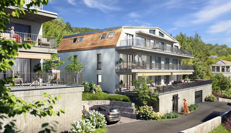 Exklusives Neubaujuwel: 4.5 Zimmer Wohnung mit sonniger Terrasse und Weitblick