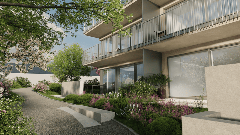 Moderne Eleganz trifft auf hochmodernen Komfort – Neubauwohnung mit Garten(W2)