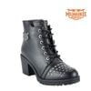 Womens Studded Motorcycle Boots By Milwaukee Riders®
