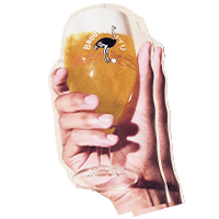 Het Amsterdamse feest onder de molen ijwit glas