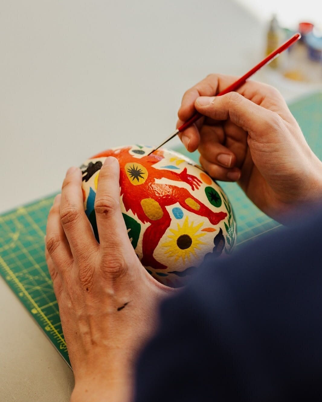 Eggshibition Brouwerij t IJ ei schilderen