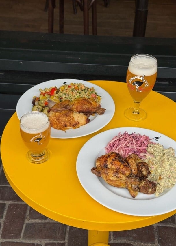 Brouwerij t IJ kip en bier