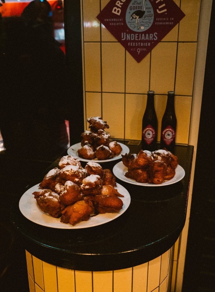 De molen nieuwjaarsborrel oliebollen
