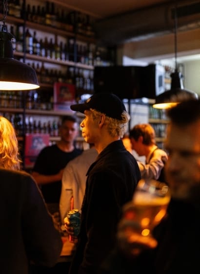 Brouwerij t IJ drukte bij Orange Skyline