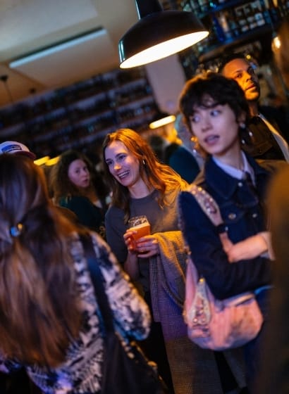 Orange Skyline Brouwerij t IJ jong publiek