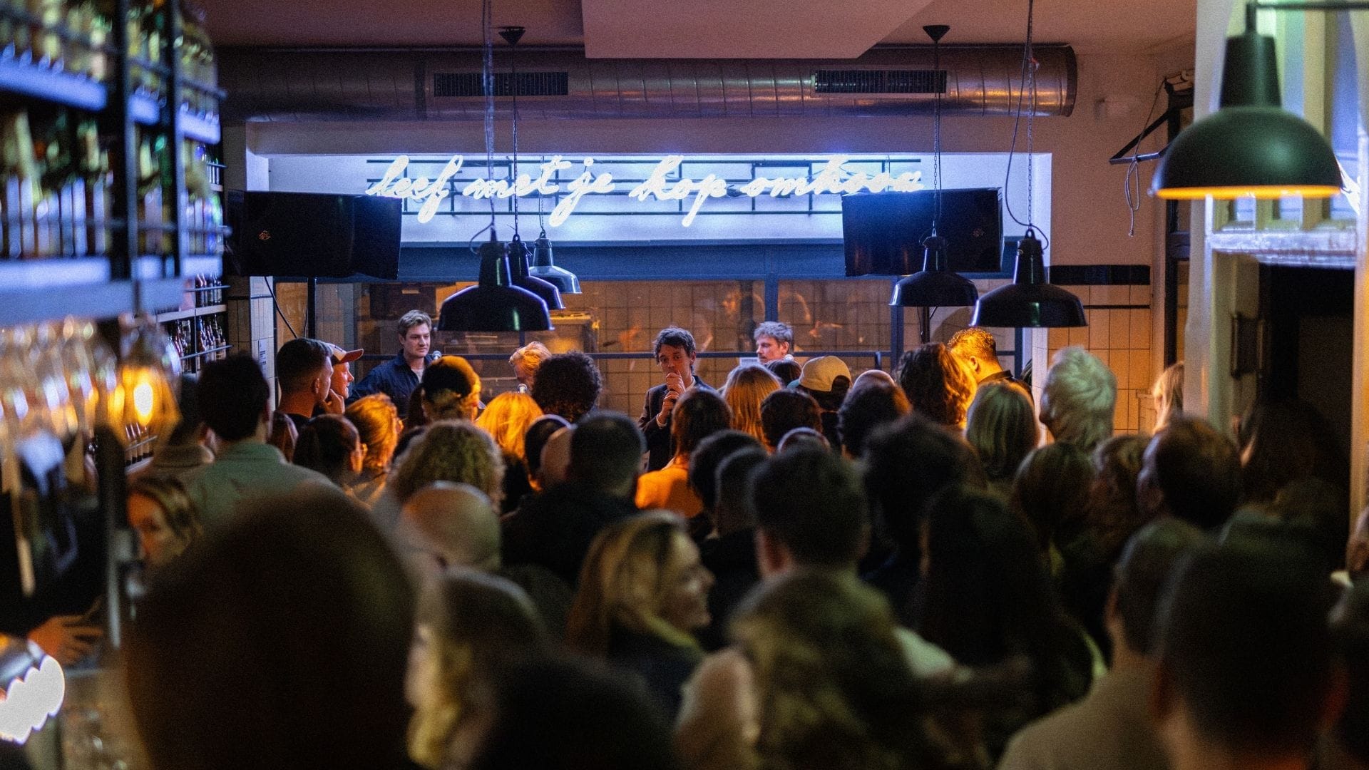 Orange Skyline album release bij Brouwerij t IJ