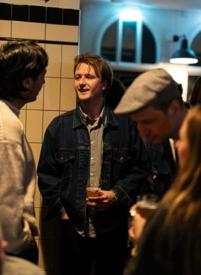 Orange Skyline drukte onder de Molen