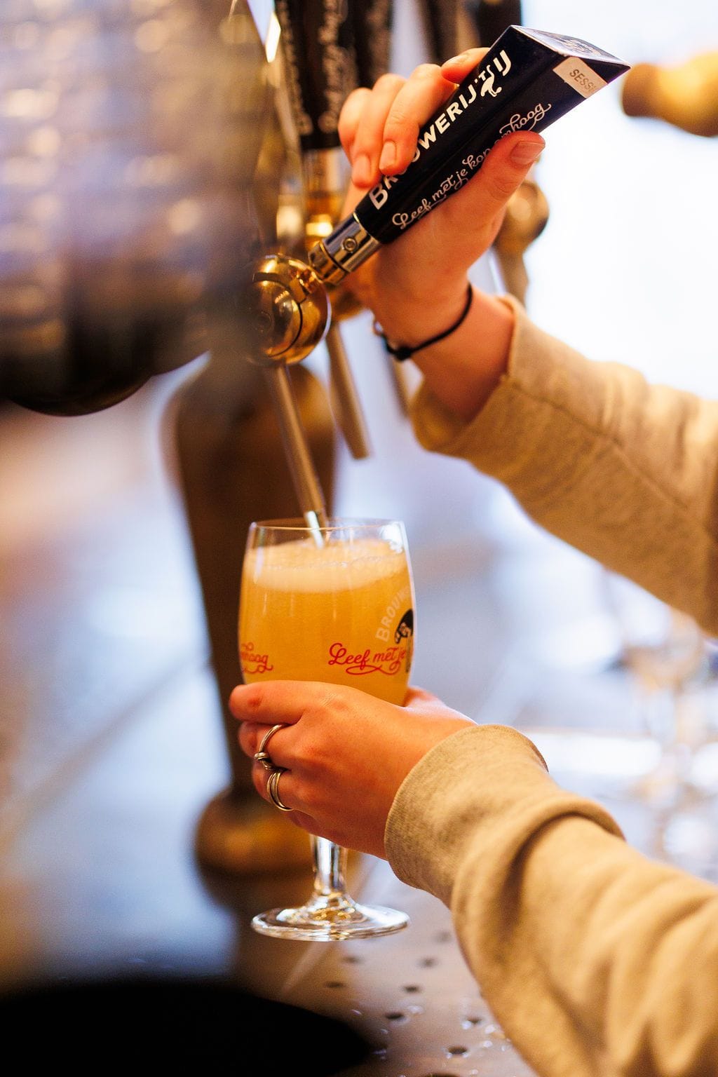 Blauwe theehuis poffertjes zondag tap bier