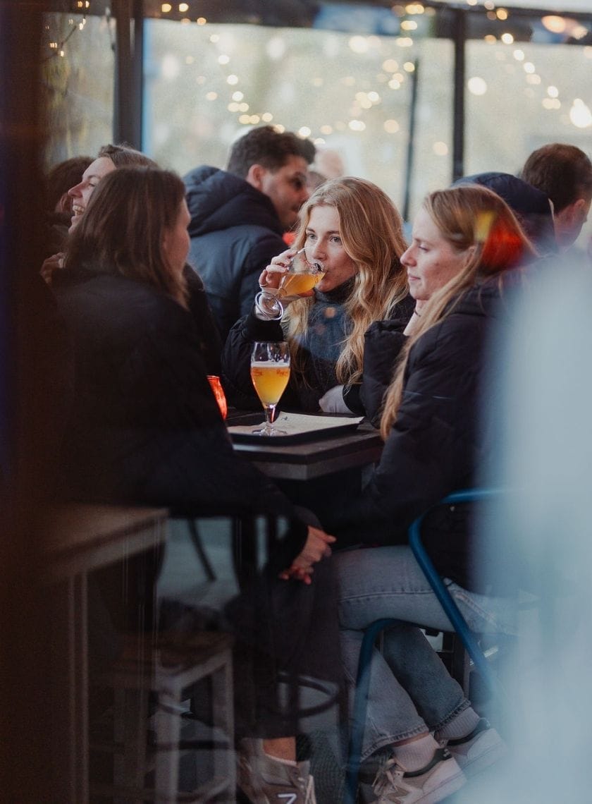 Blauwe Theehuis Winter Vondelland meiden