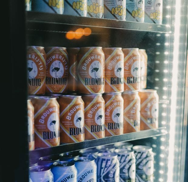 Brouwerij t IJ Blondie in de koelkast