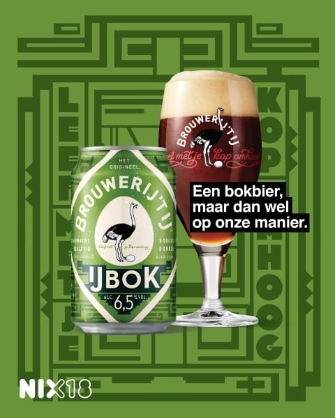 Brouwerij t IJ I Jbok grafisch
