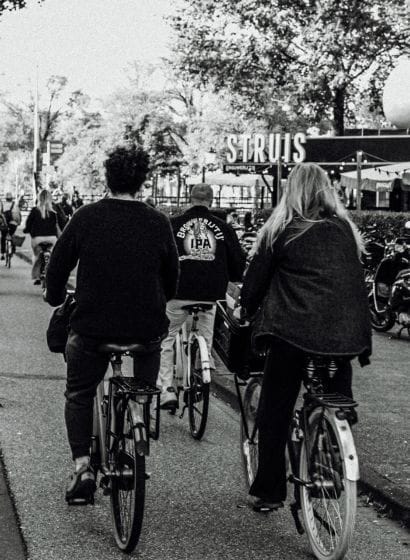 Brouwerij t IJ IPA fietsen met merch