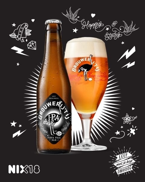 Brouwerij t IJ IPA grafisch