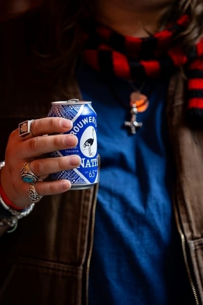 Brouwerij t IJ Natte in hand