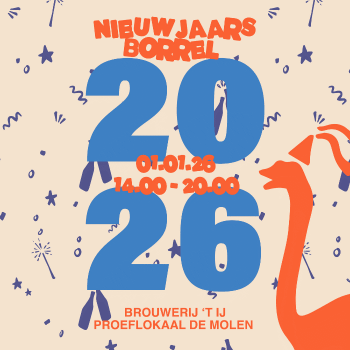 Proeflokaal de molen nieuwjaarsborrel artwork