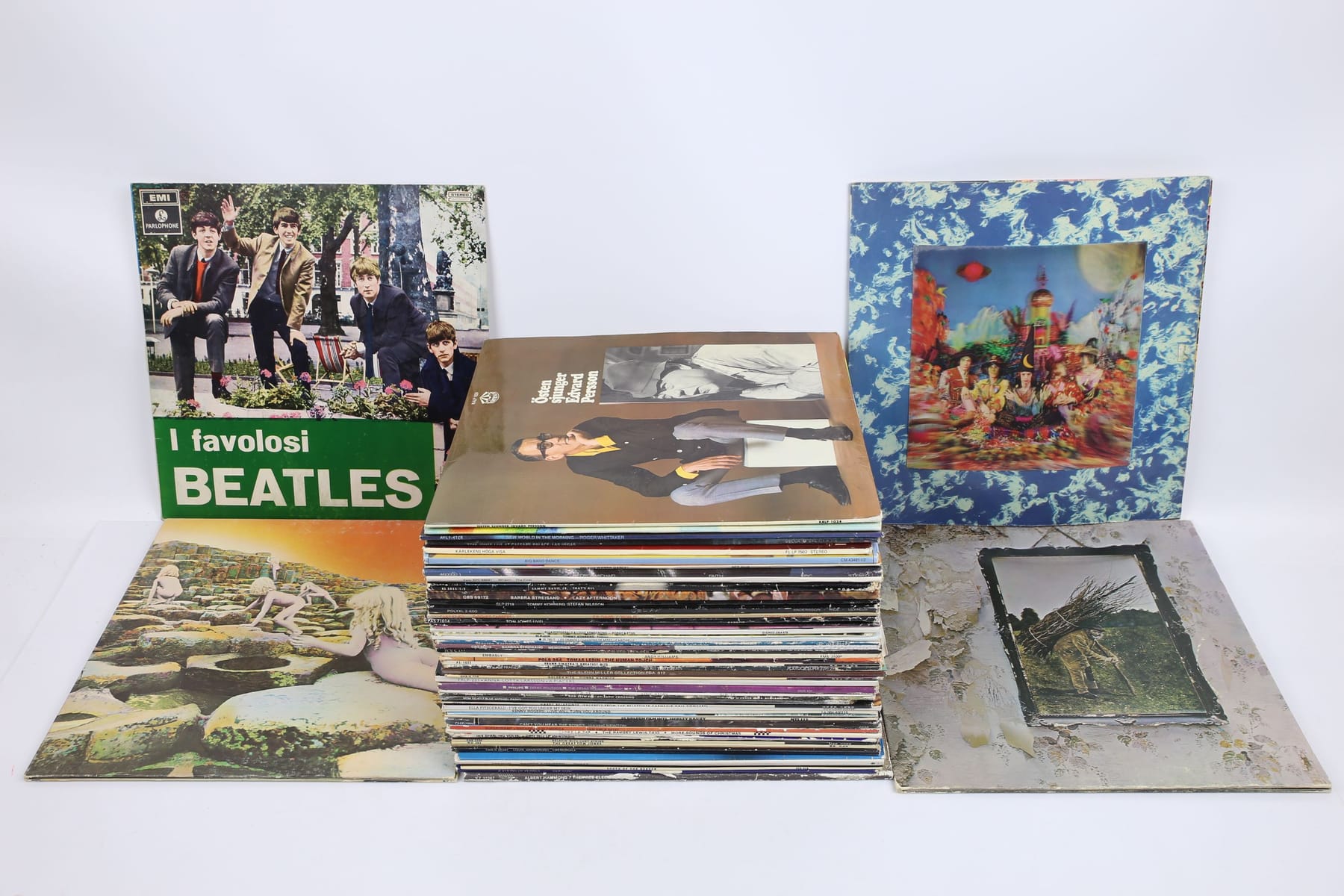 PARTI med LP-skivor, bl.a. Led Zeppelin,… | Auktion.se