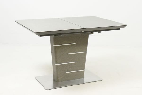 Bord med klaff, laminat med metalldekor